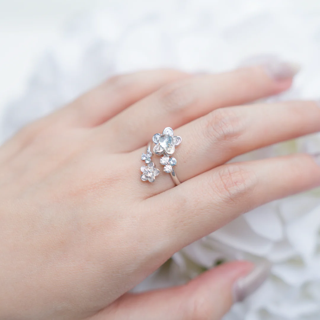 RAVIPA Forget Me Not Bloom Ring - Image 3