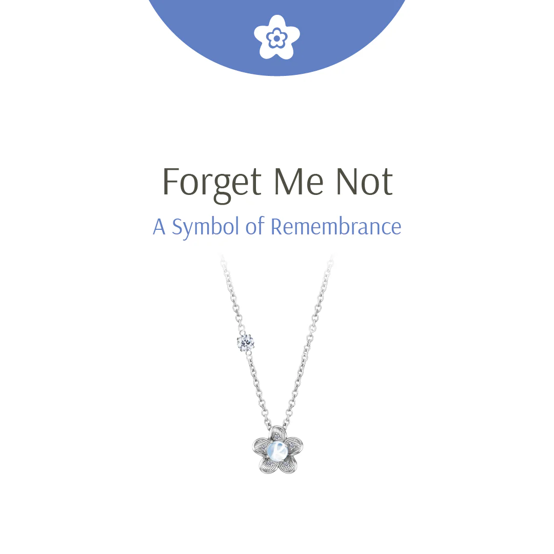 RAVIPA Forget Me Not Necklace - Image 4