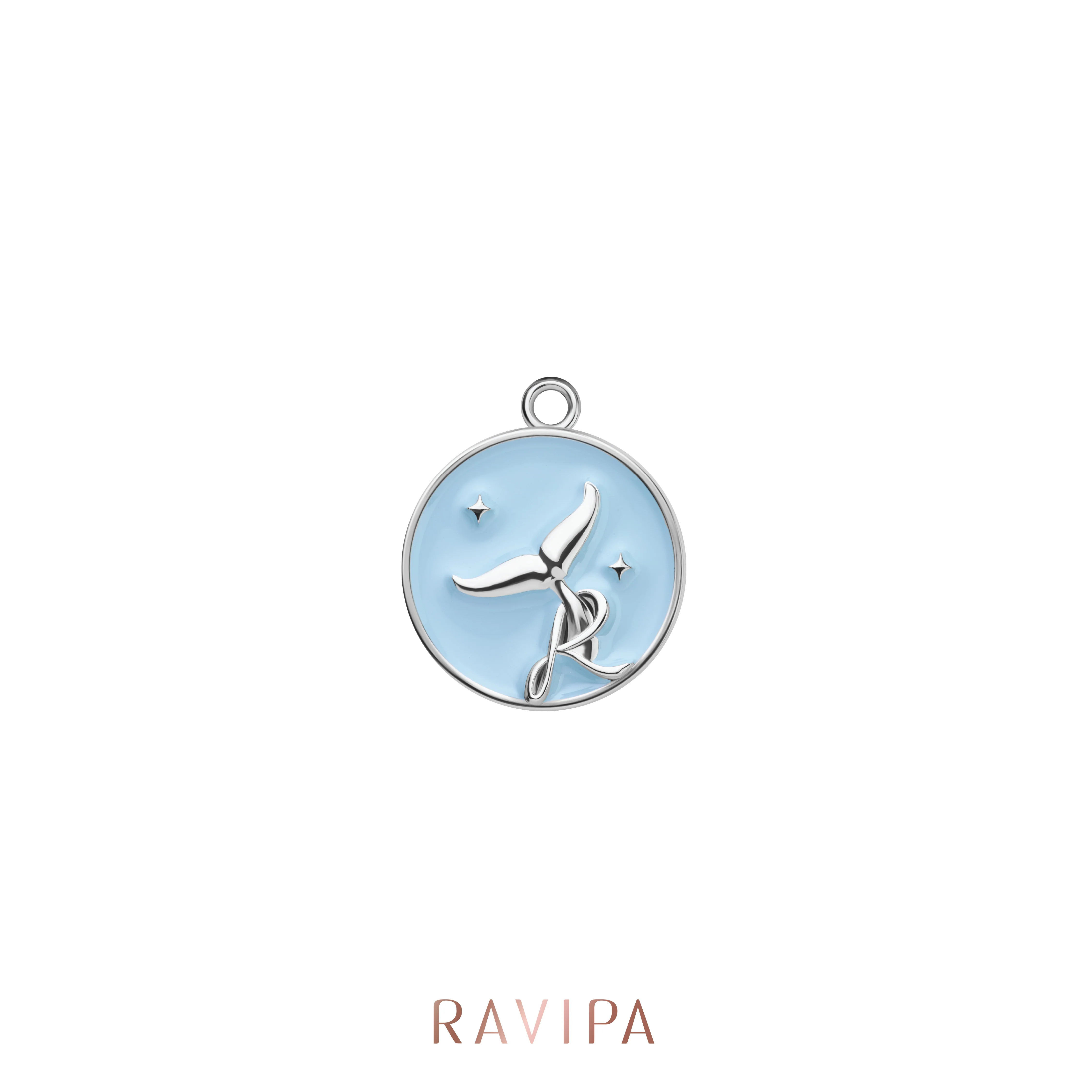 RAVIPA | Hug and Paws Whale Tail Charm - Image 2
