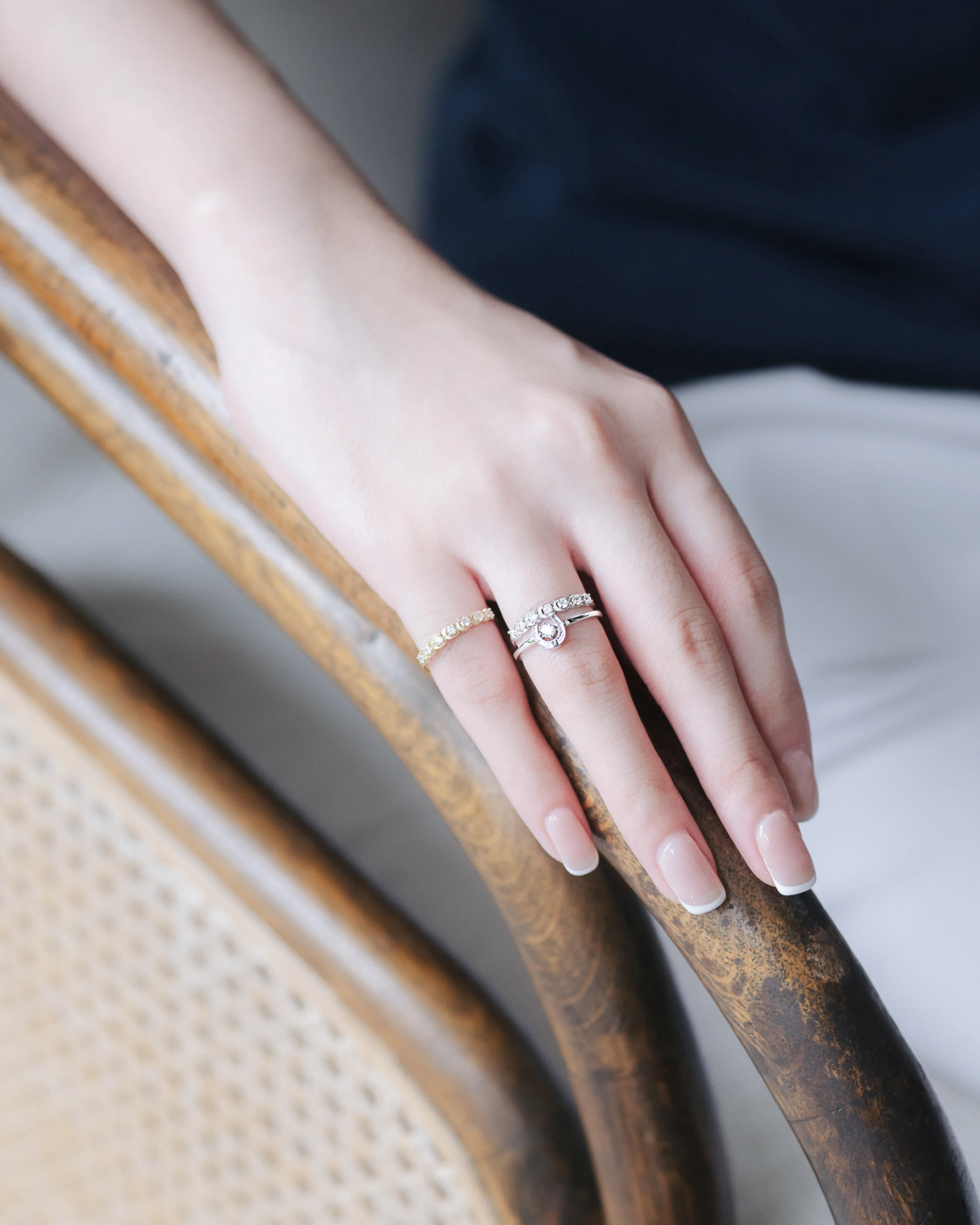 RAVIPA SEK THAO Horseshoe Diamonds Ring - Image 3