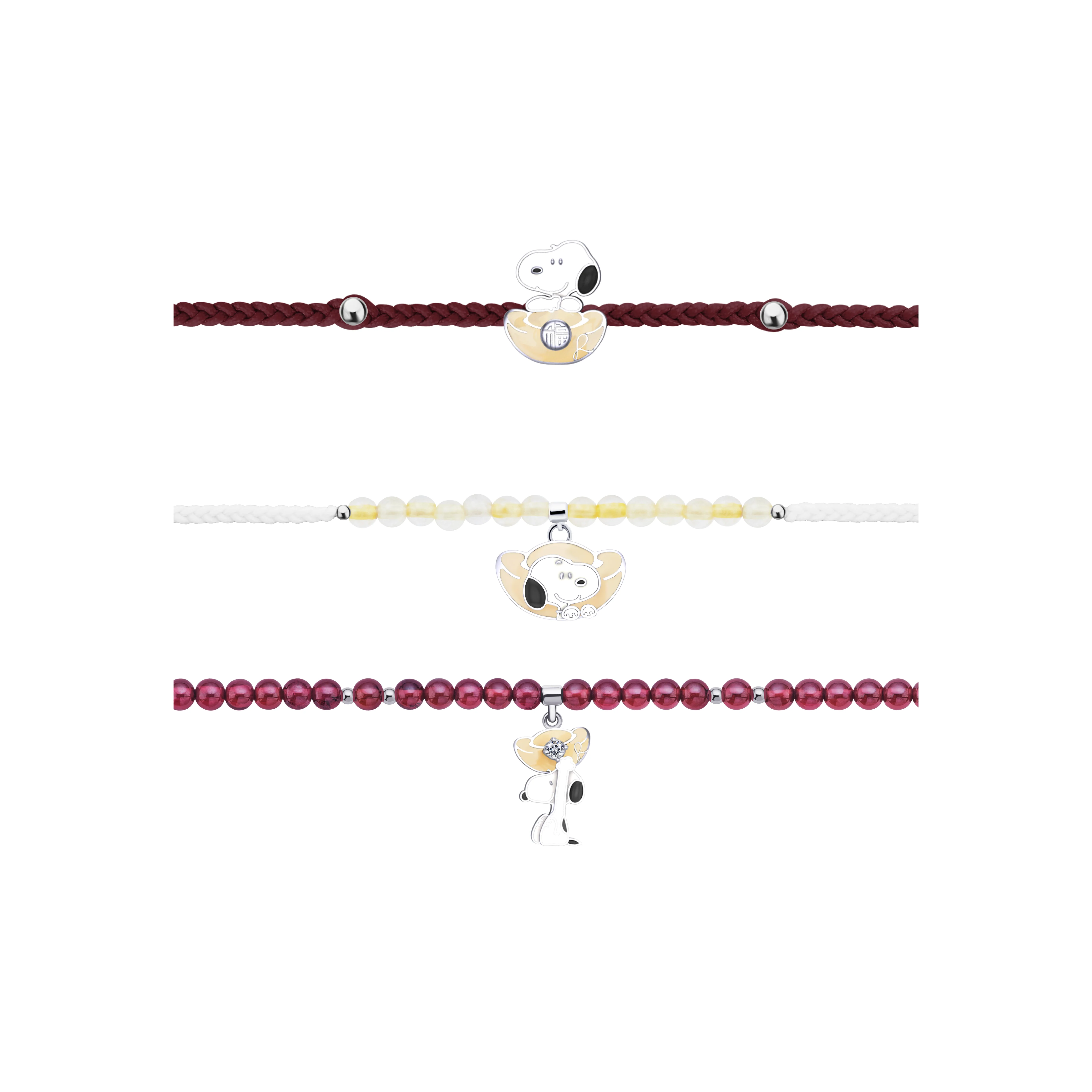 RAVIPA Snoopy Golden Bucket Bracelet - Image 2