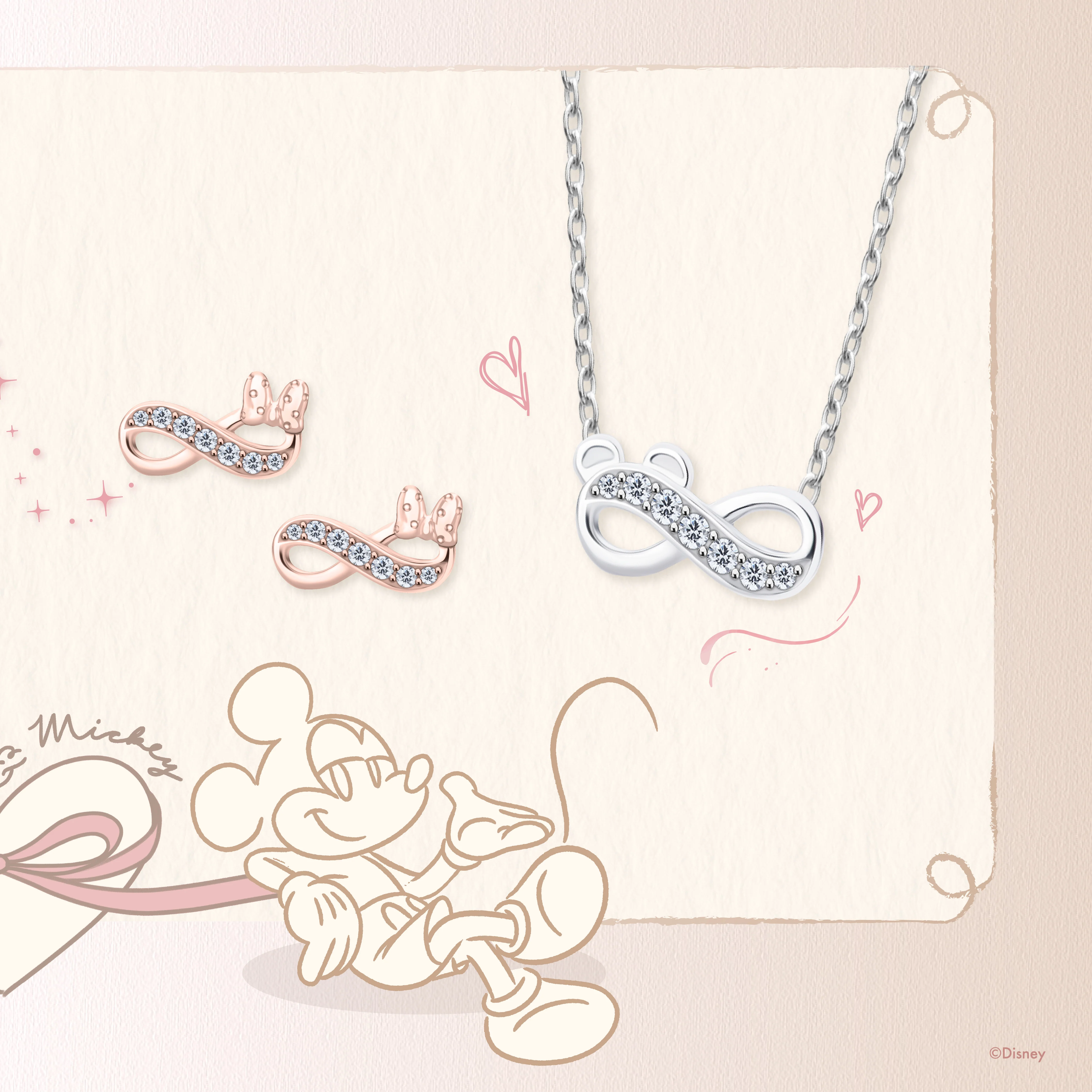 RAVIPA Unbreakable Infinity Mickey & Minnie Necklace - Image 10
