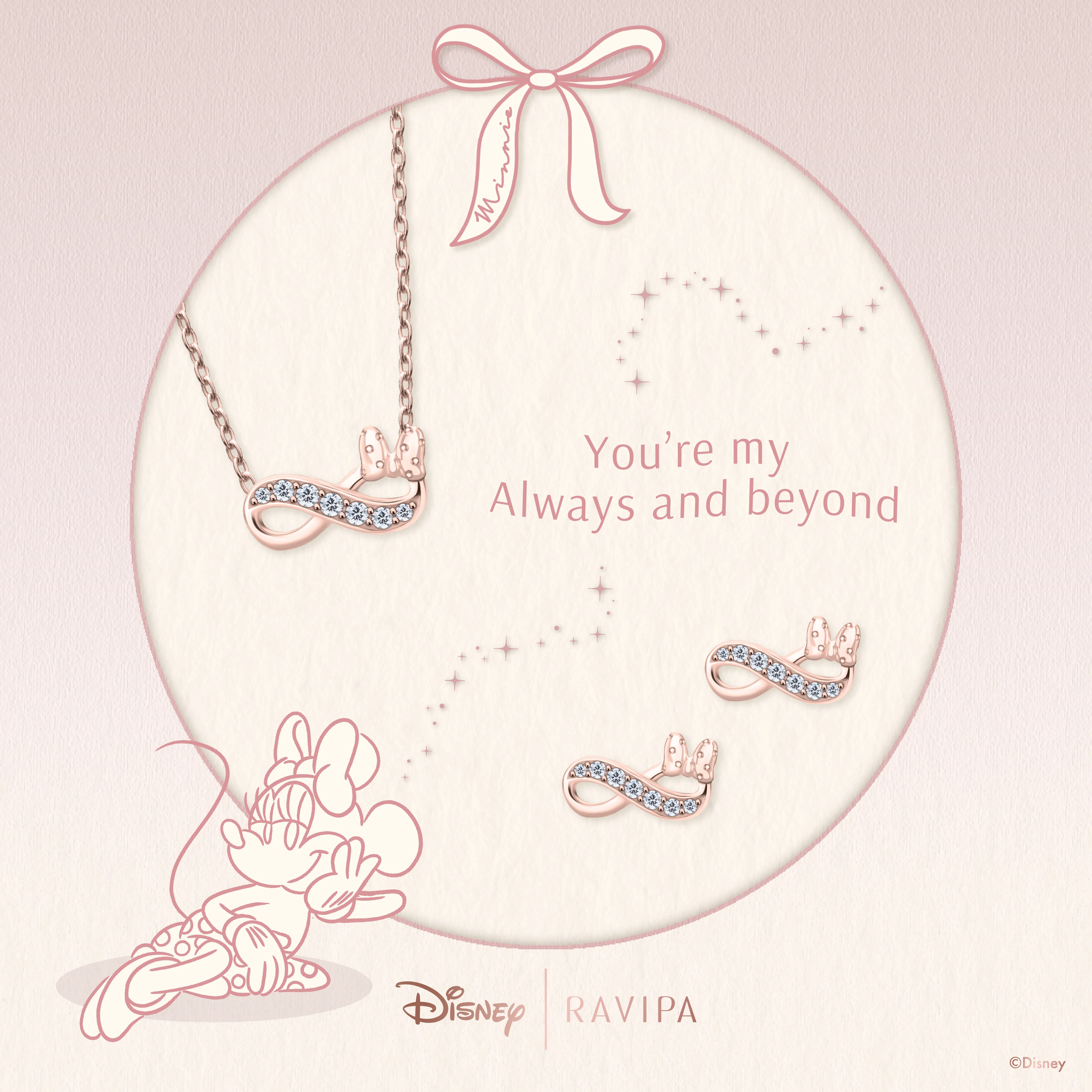 RAVIPA Unbreakable Infinity Mickey & Minnie Necklace - Image 12