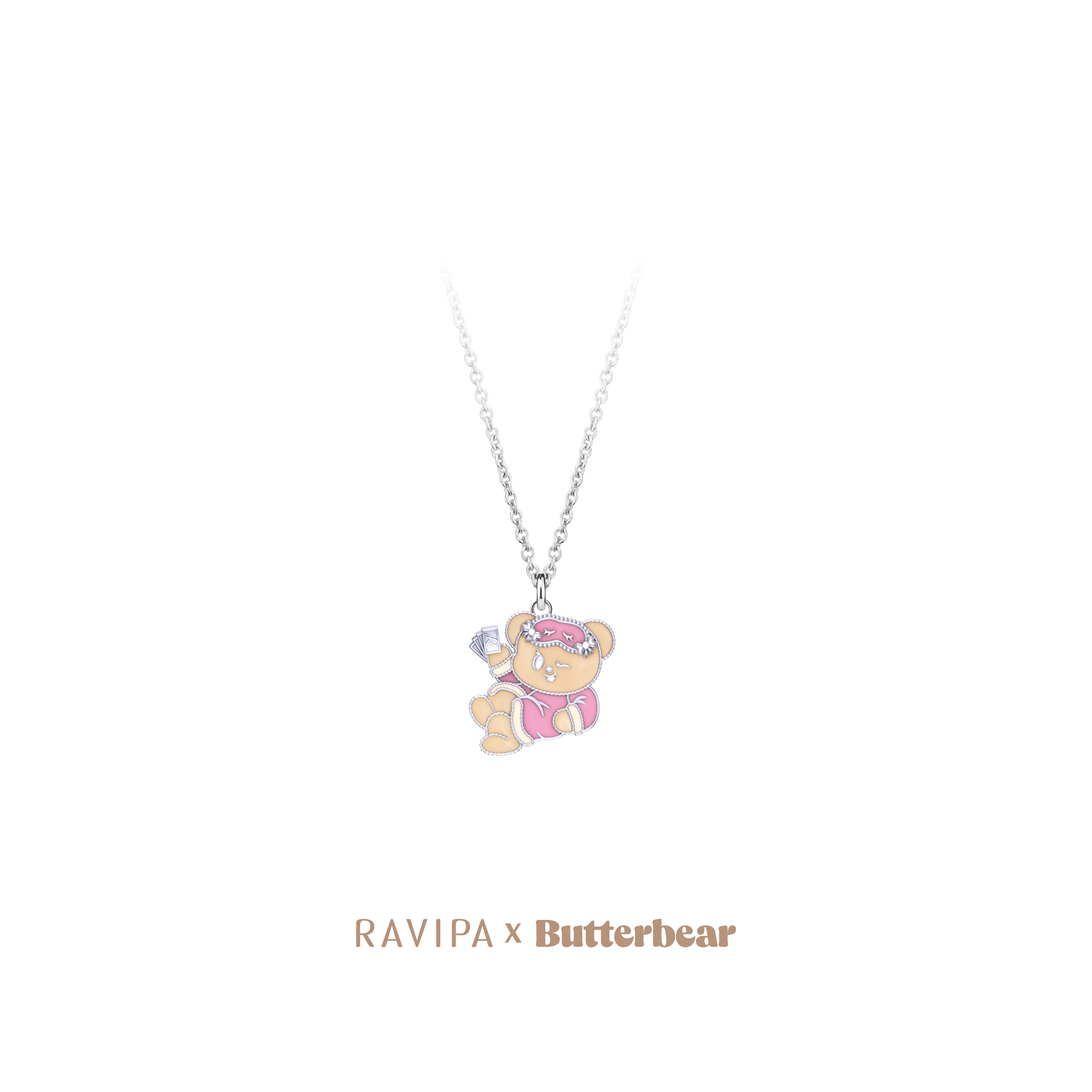 RAVIPA x Butterbear - Butterful Bear Necklace - Image 4