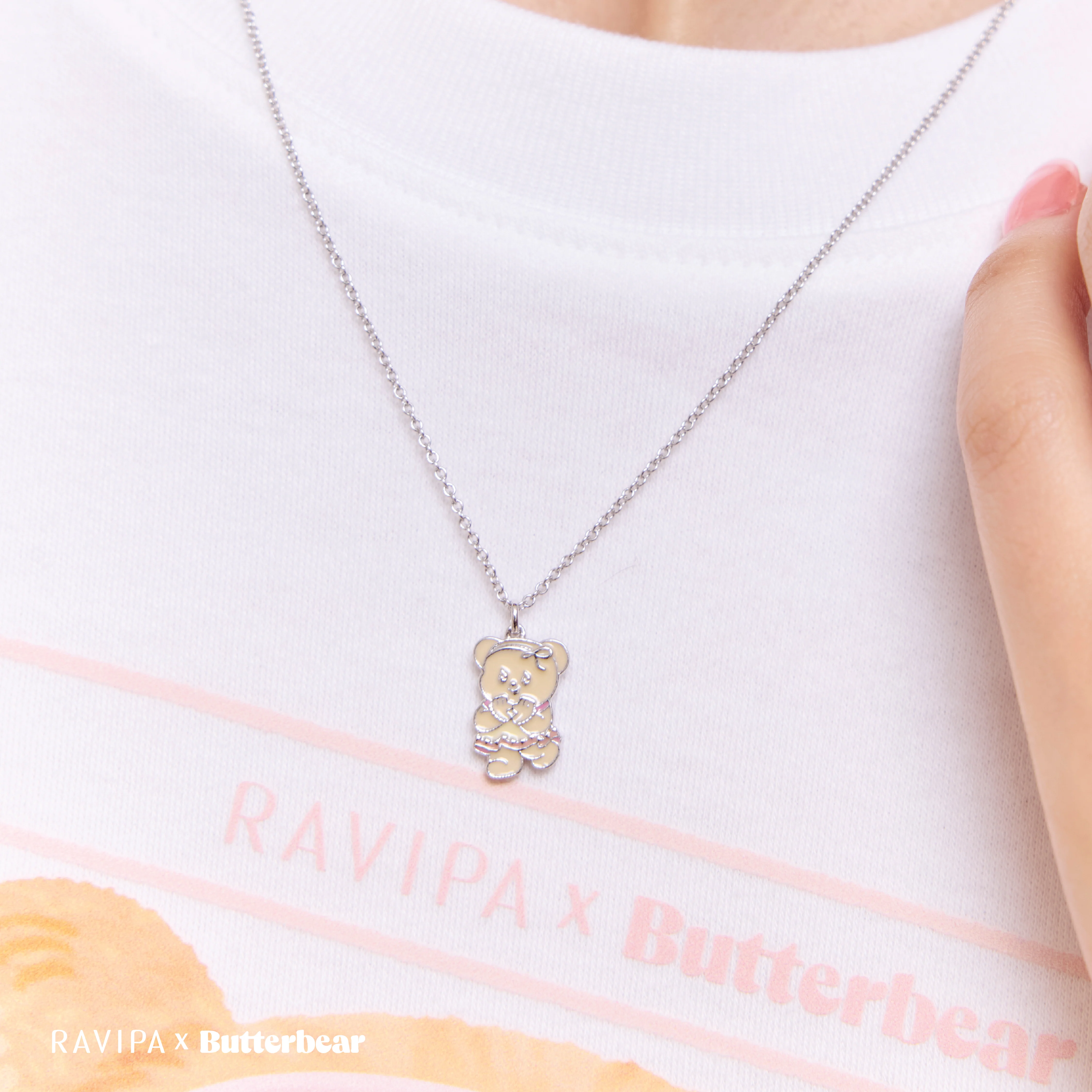 RAVIPA x Butterbear - Butterful Bear Necklace - Image 9