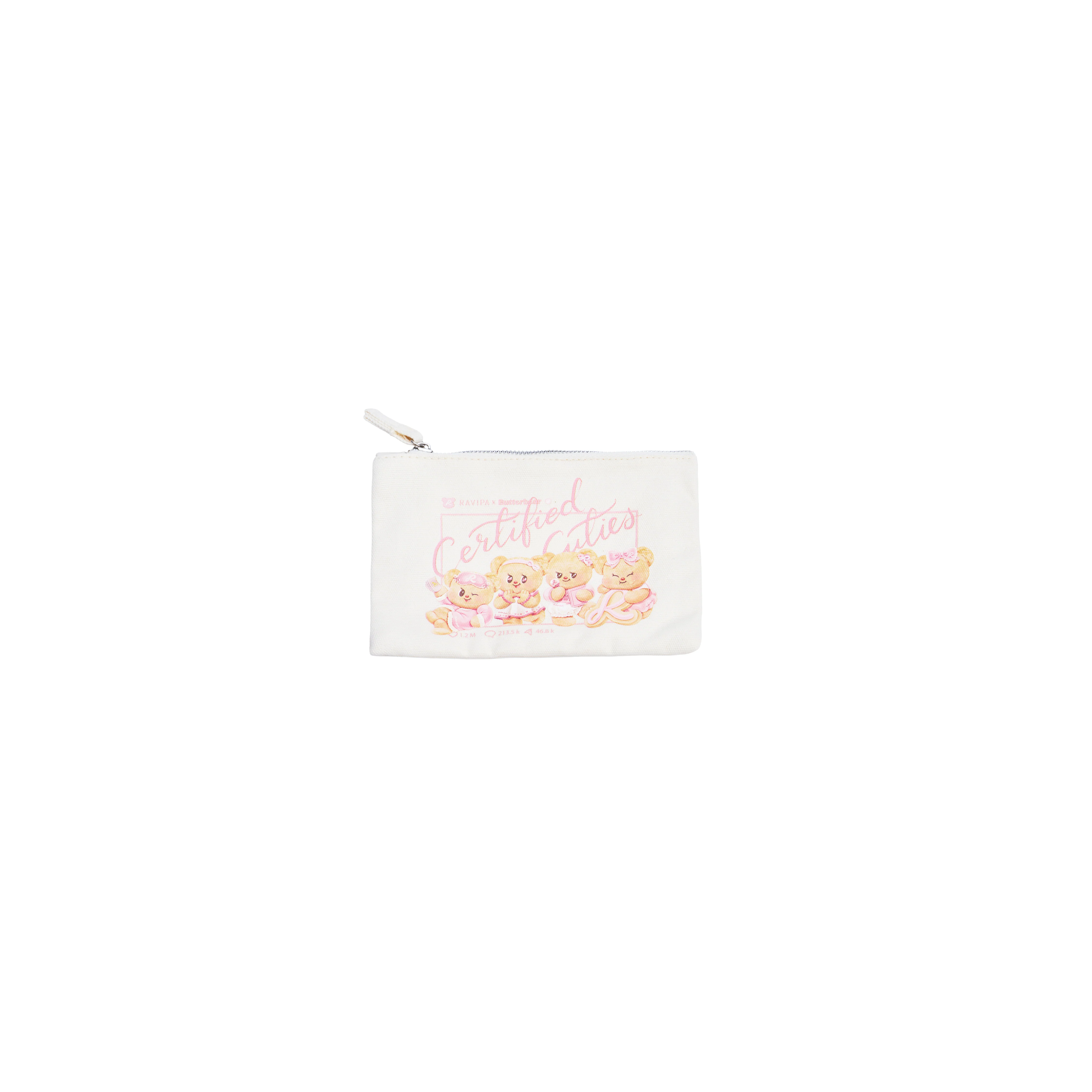 RAVIPA x Butterbear - Butterfull Bear Zip Pouch - Image 5