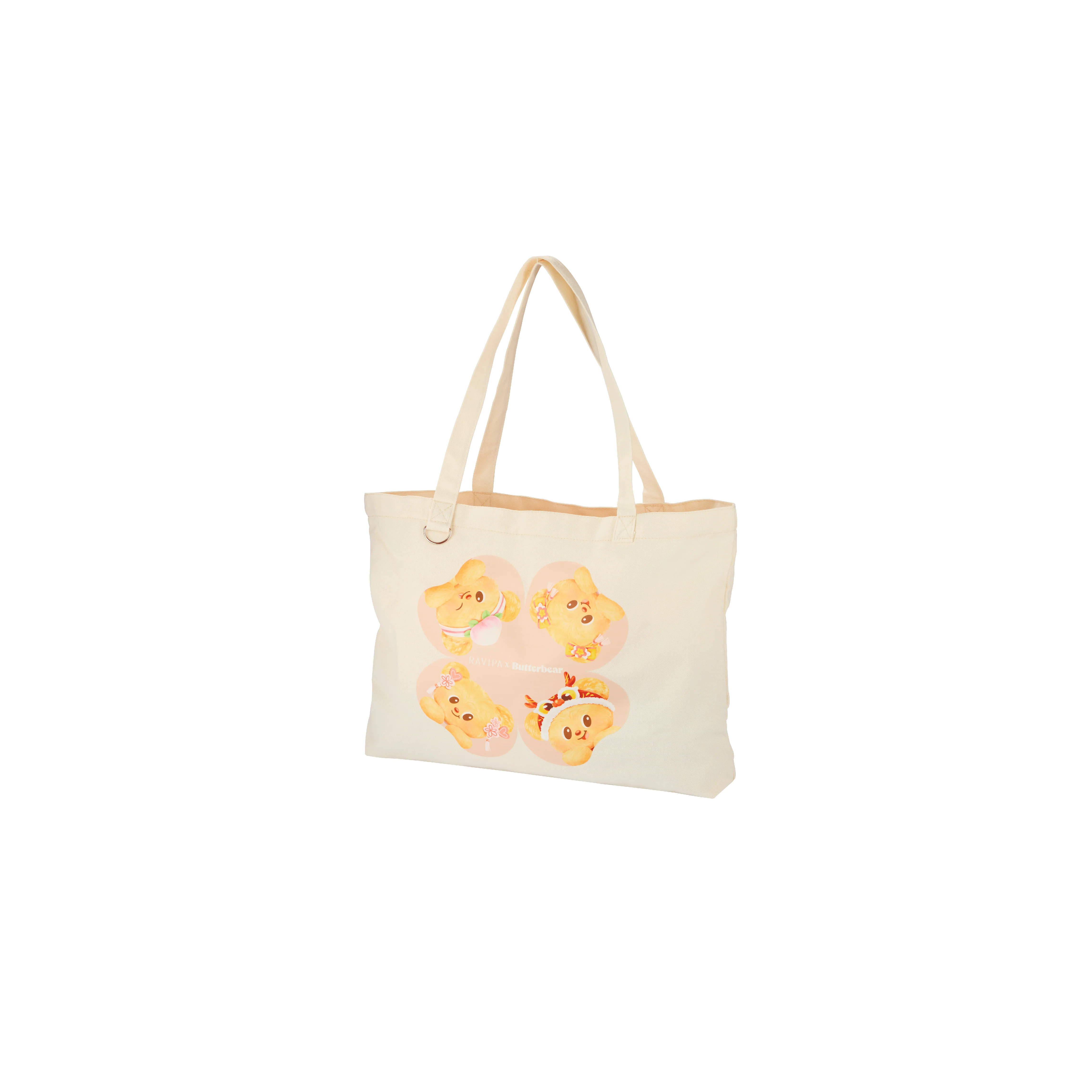 Butterbear Double-Twins Chunky Tote Bag