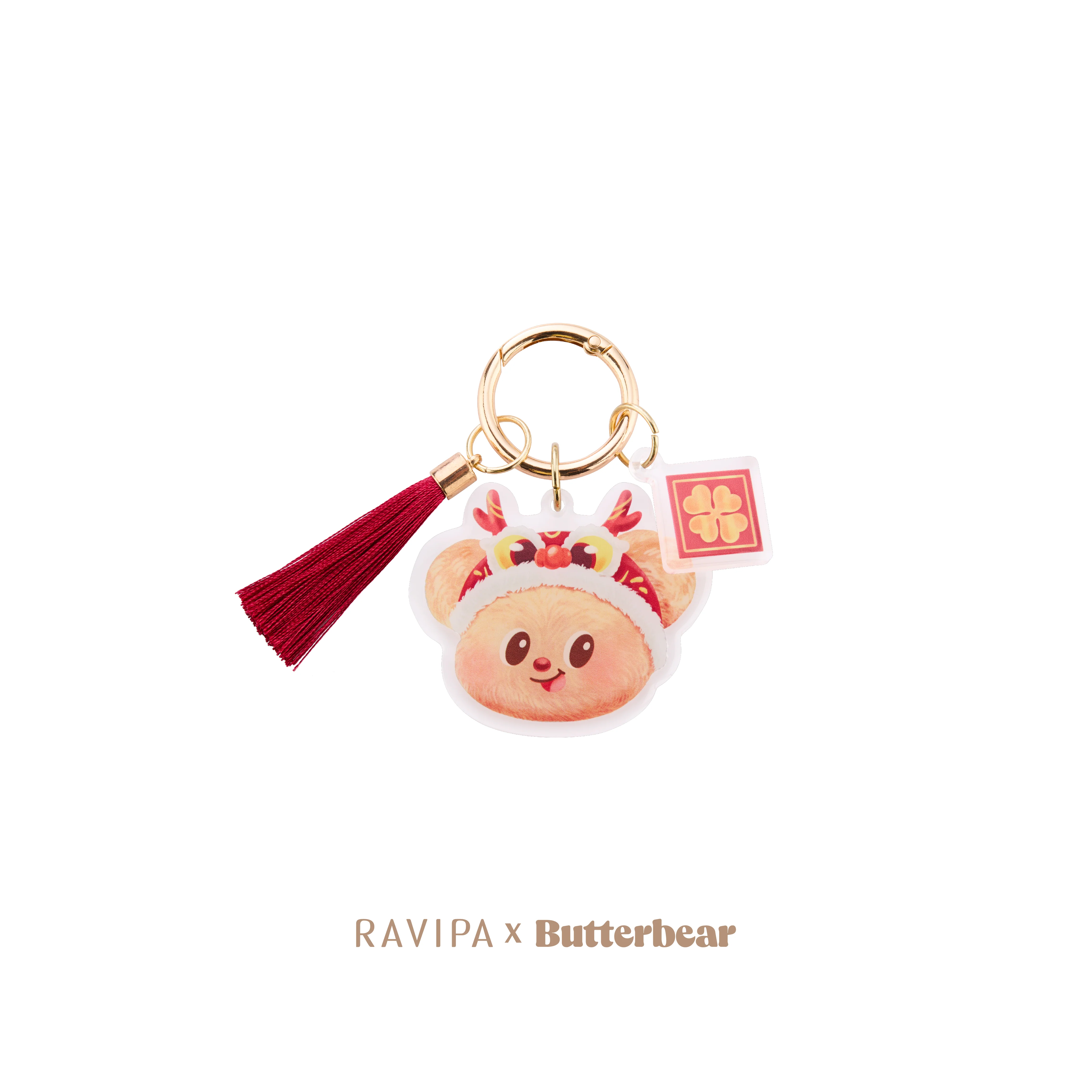 Butterbear Dragon-Heng Keyring - Image 2