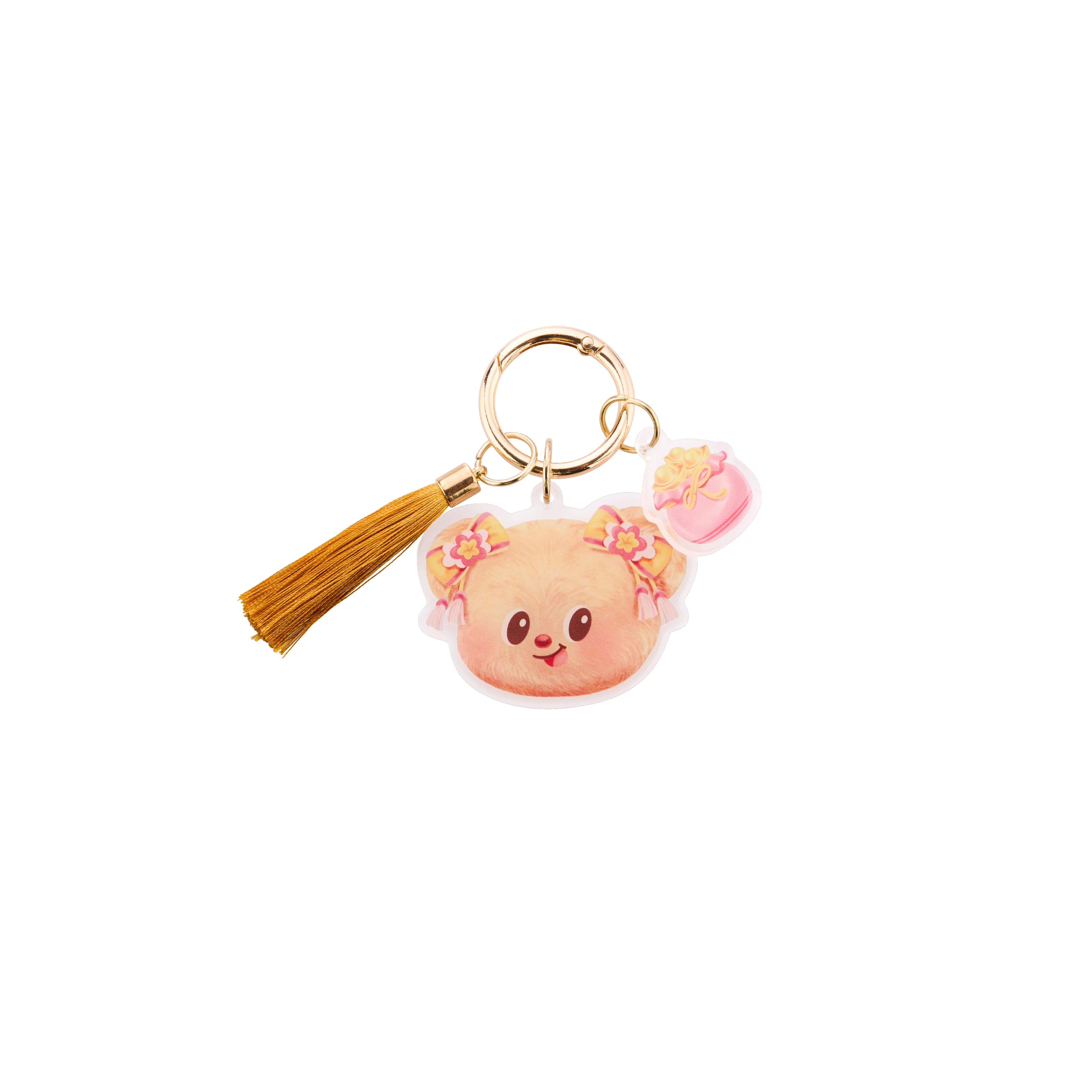 Butterbear Golden-Bucket Keyring