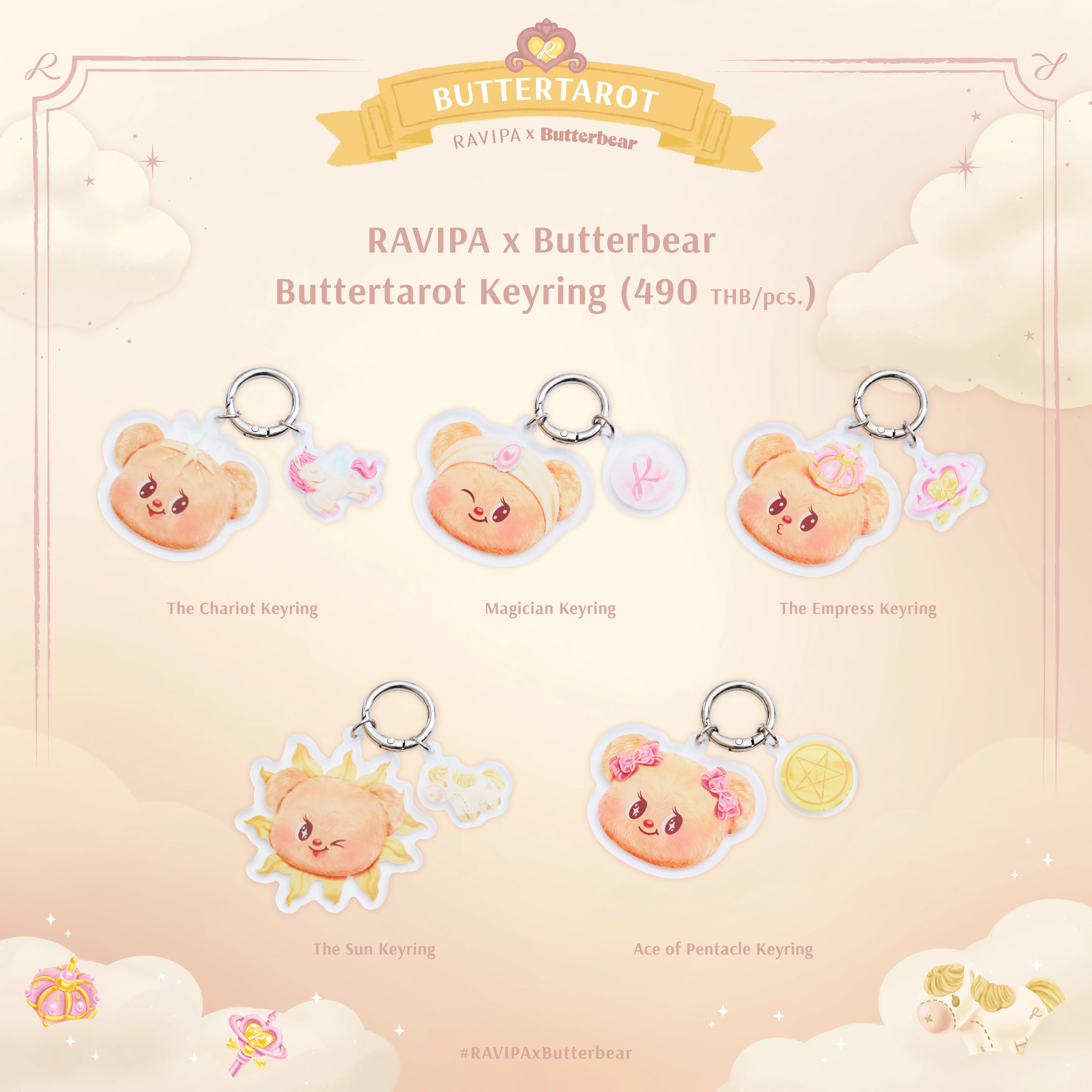 RAVIPA x Butterbear Keyring - Image 16