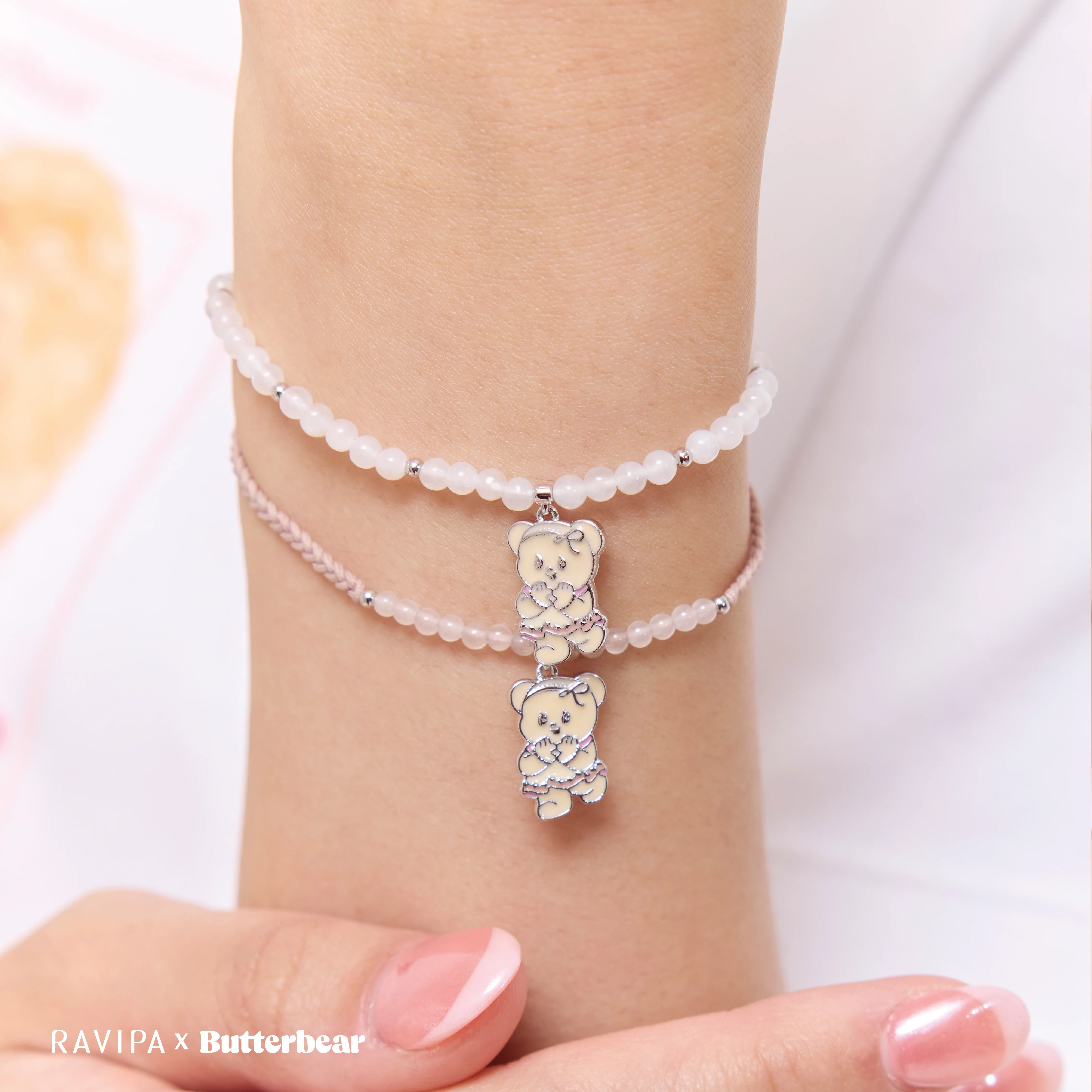 RAVIPA x Butterbear - Love Me Longtime and Moonstone Bracelet - Image 4
