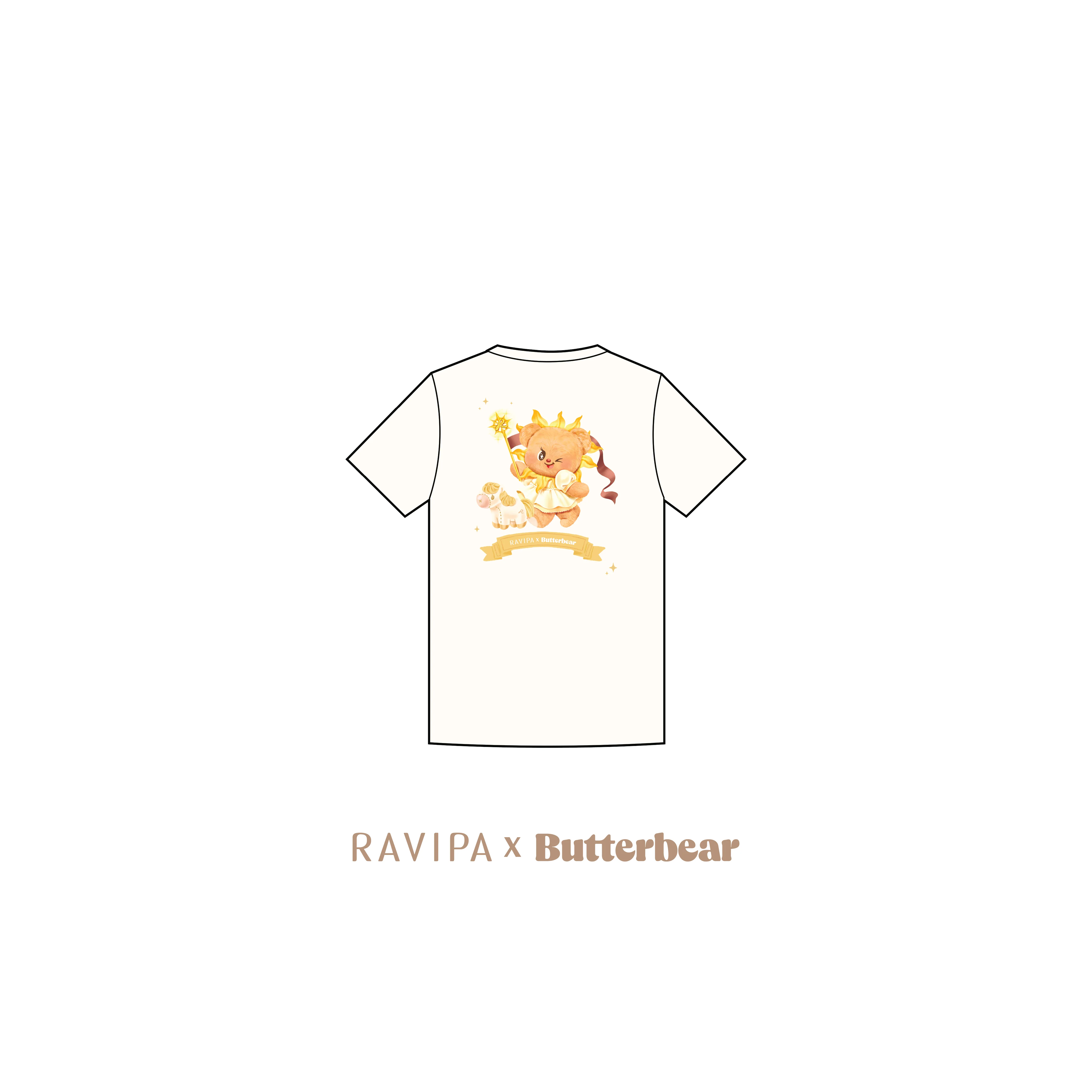 RAVIPA x Butterbear - The Sun T-shirt - Image 3