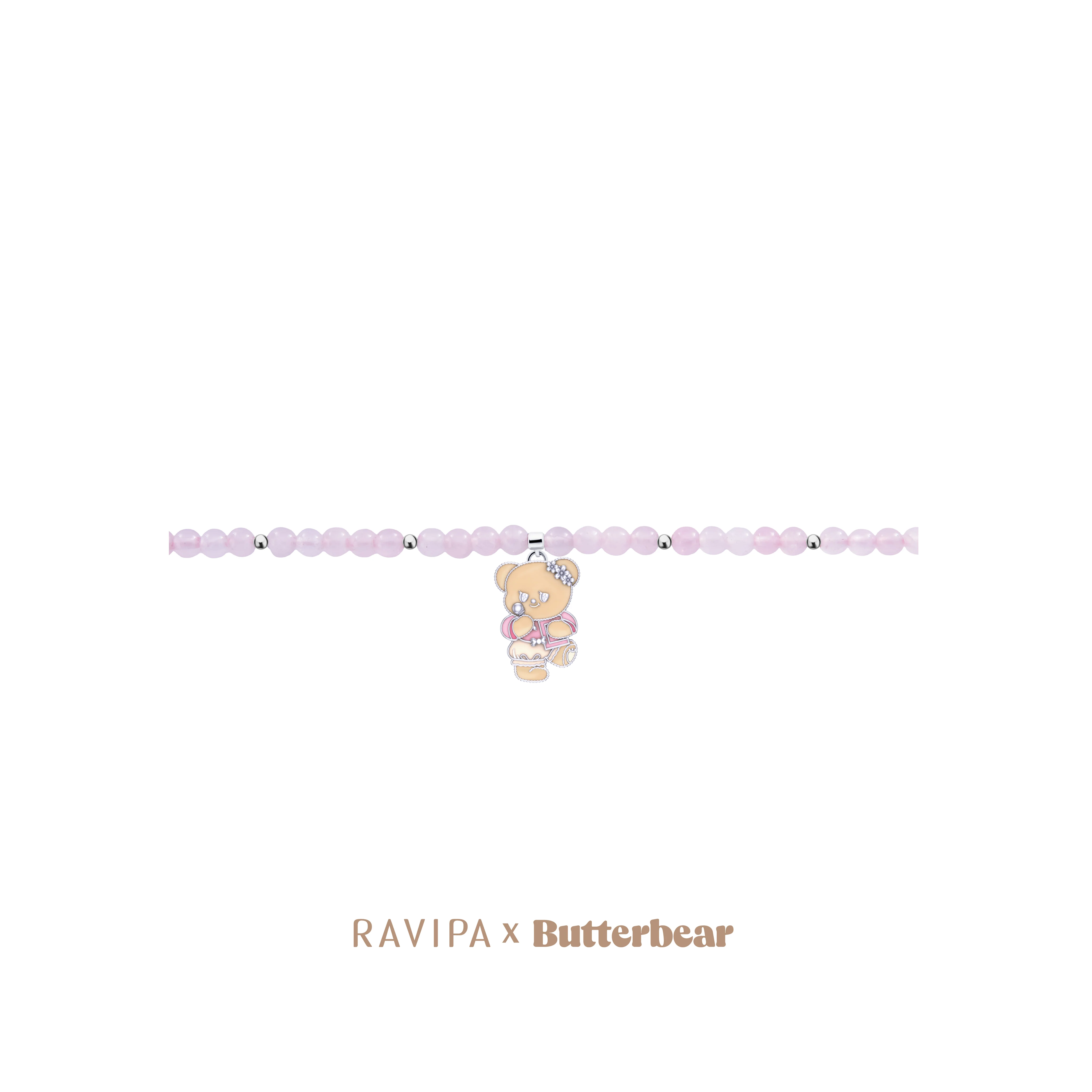 RAVIPA x Butterbear - Who’s Next and Rose Quartz Bracelet - Image 3