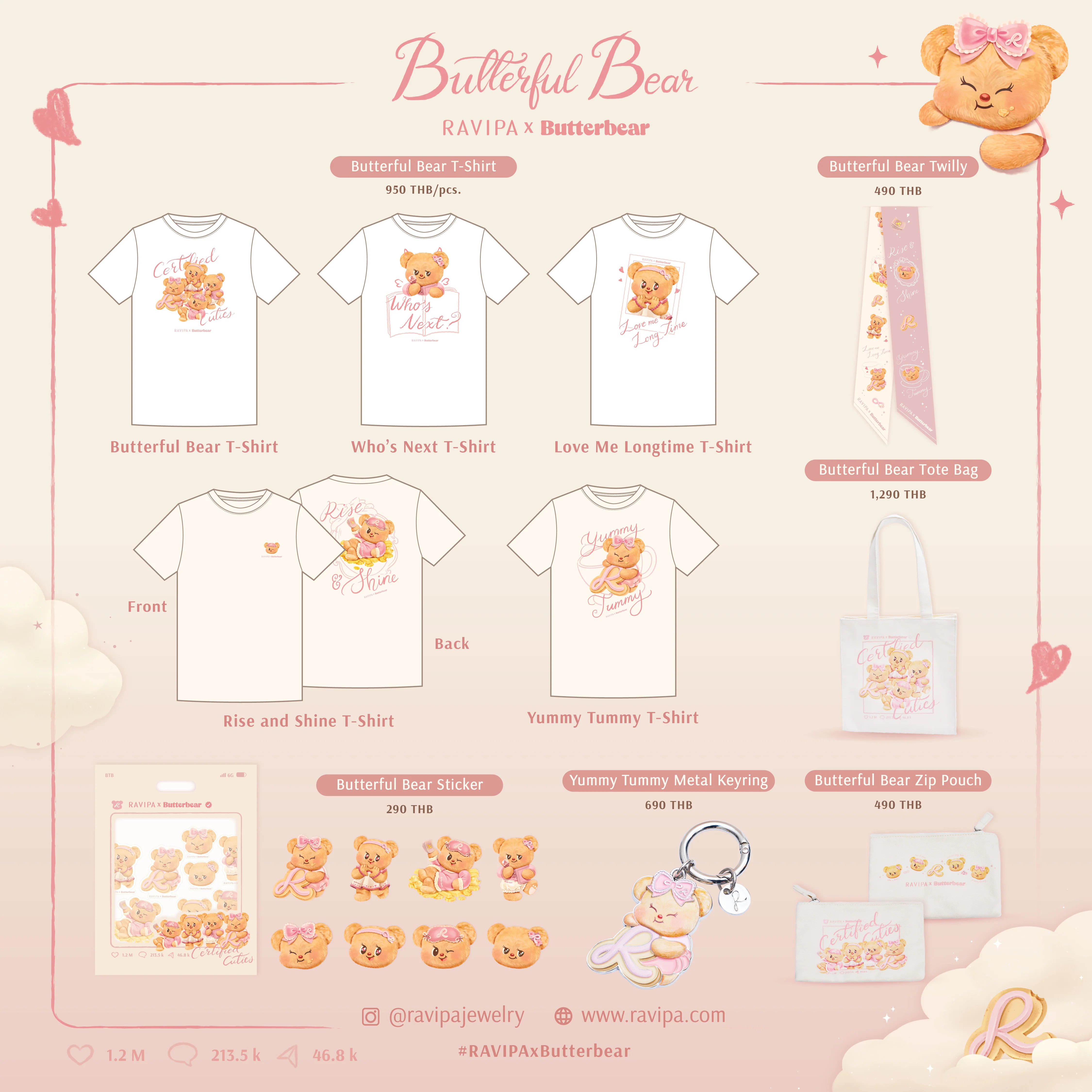 RAVIPA x Butterbear - Butterful Bear Twilly - Image 8