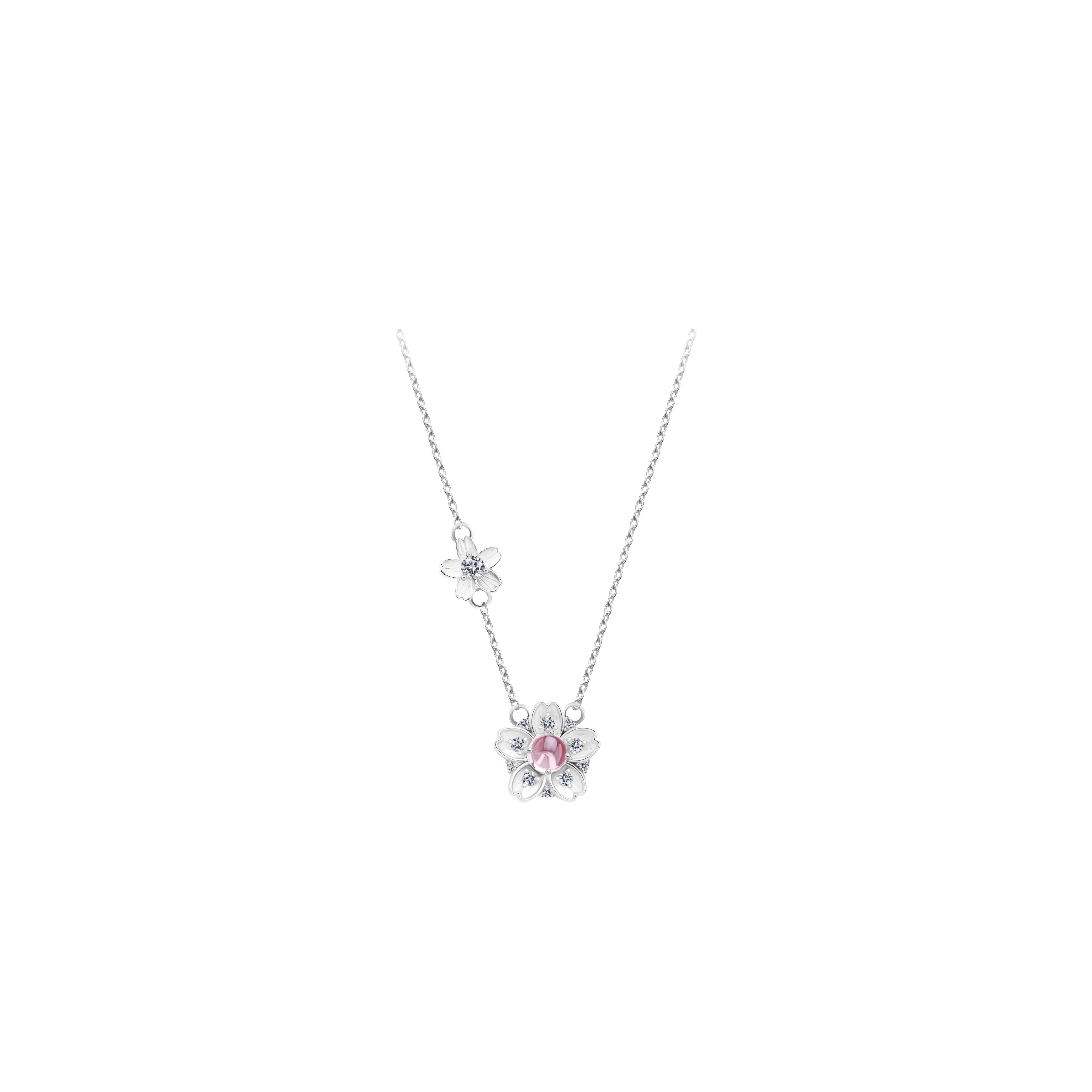 Mini Blooming Sakura Necklace