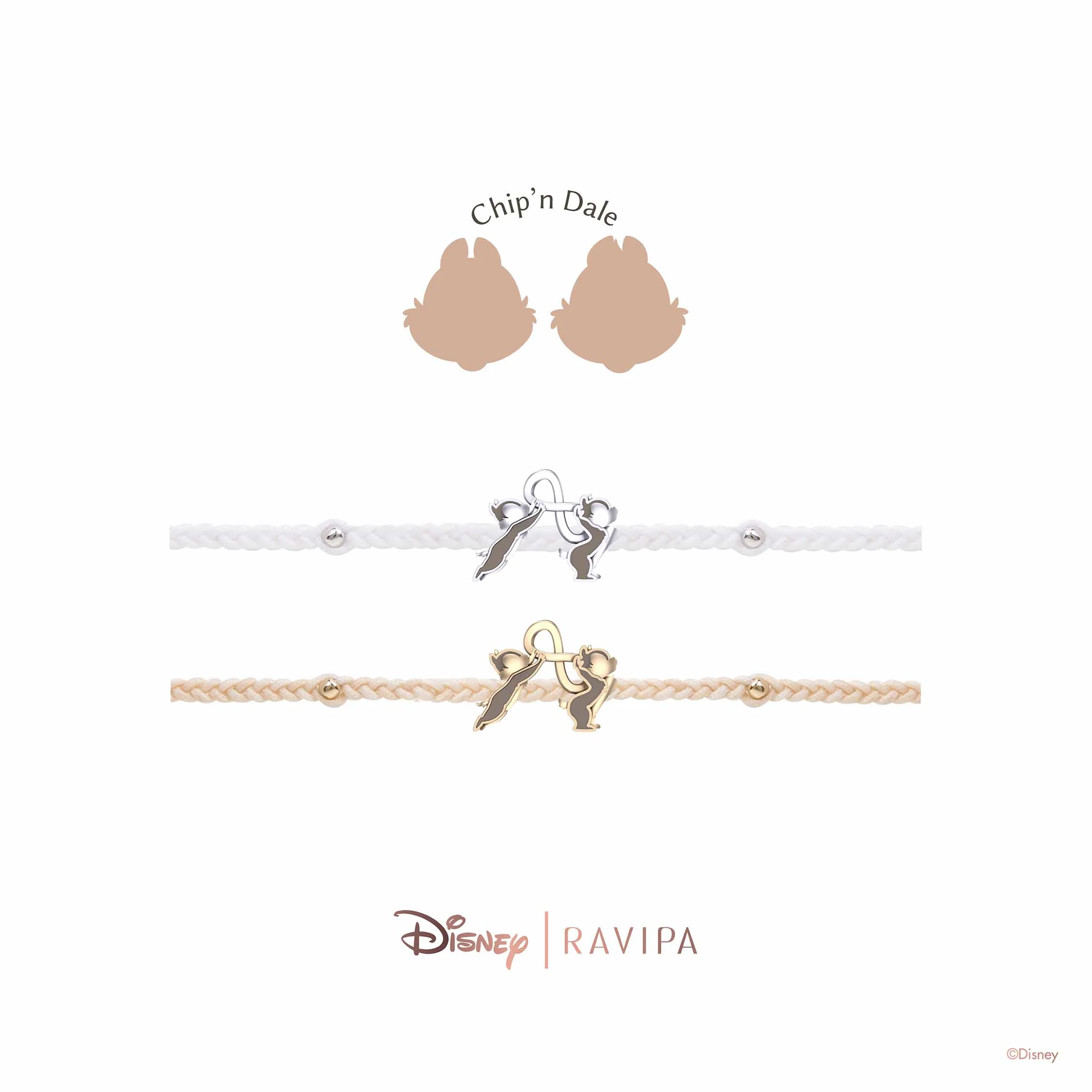 Chip and Dale Signature Silver Bracelet - Image 2