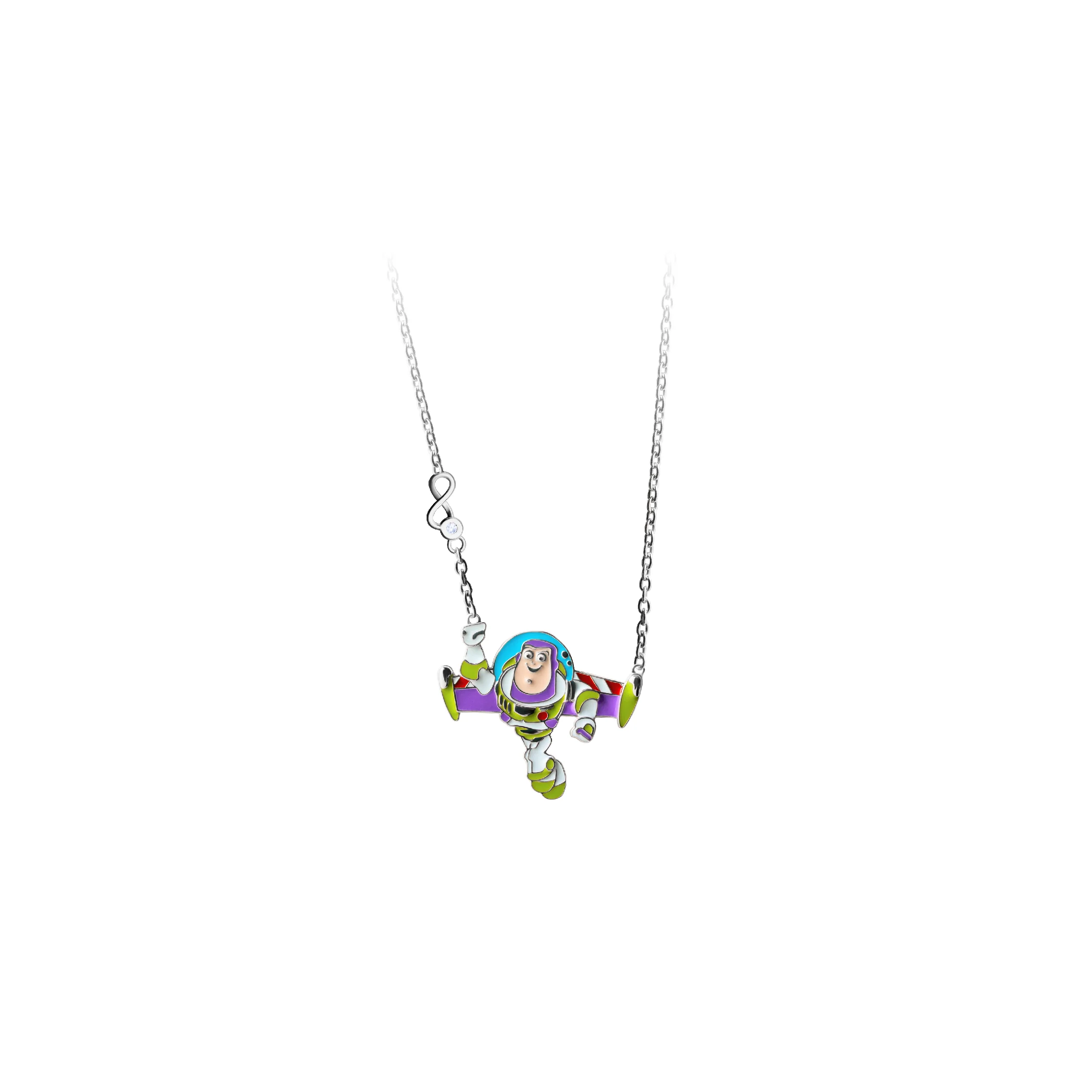 Toy Story Buzz Lightyear Silver Necklace