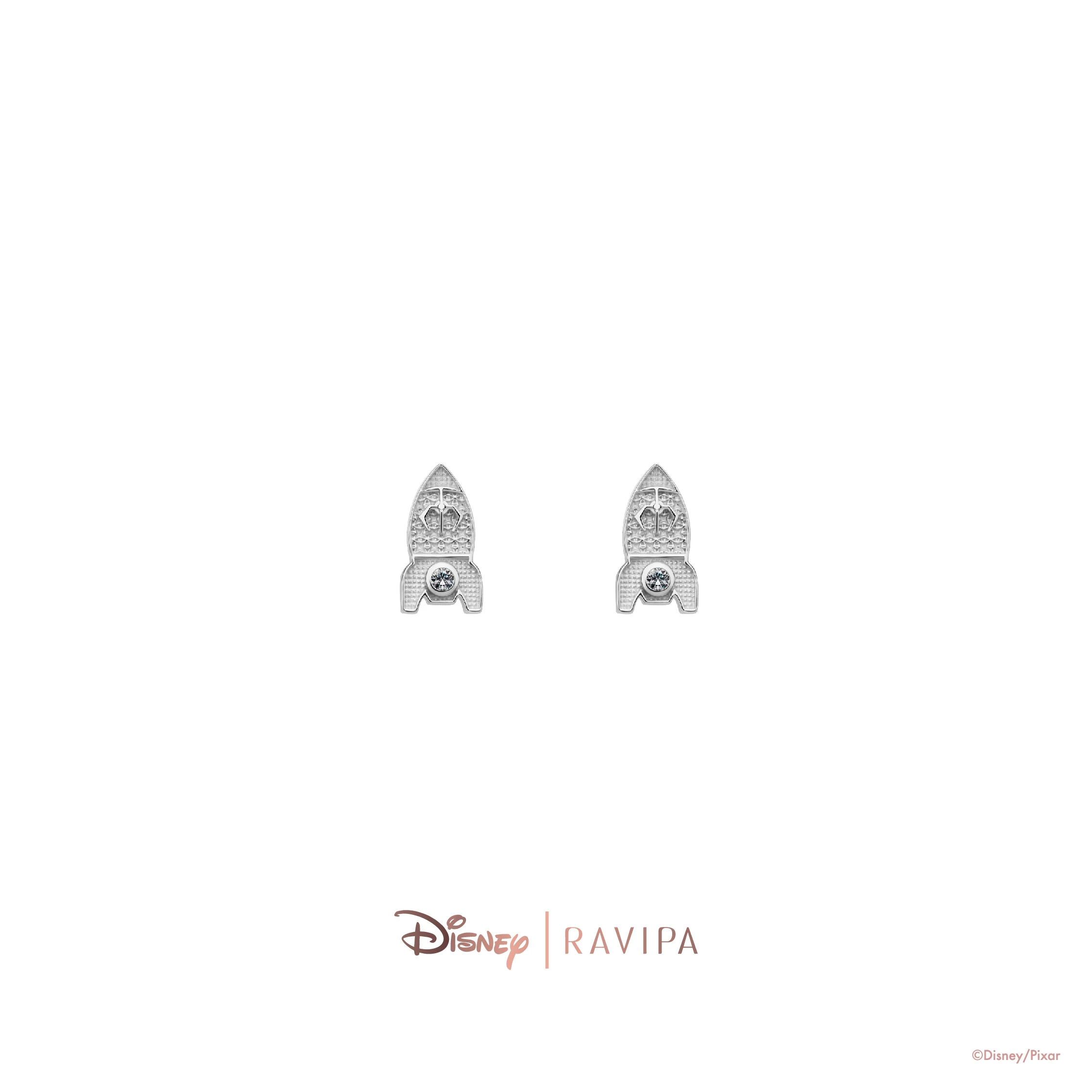 Toy Story Rocket Silver Studs - Image 2