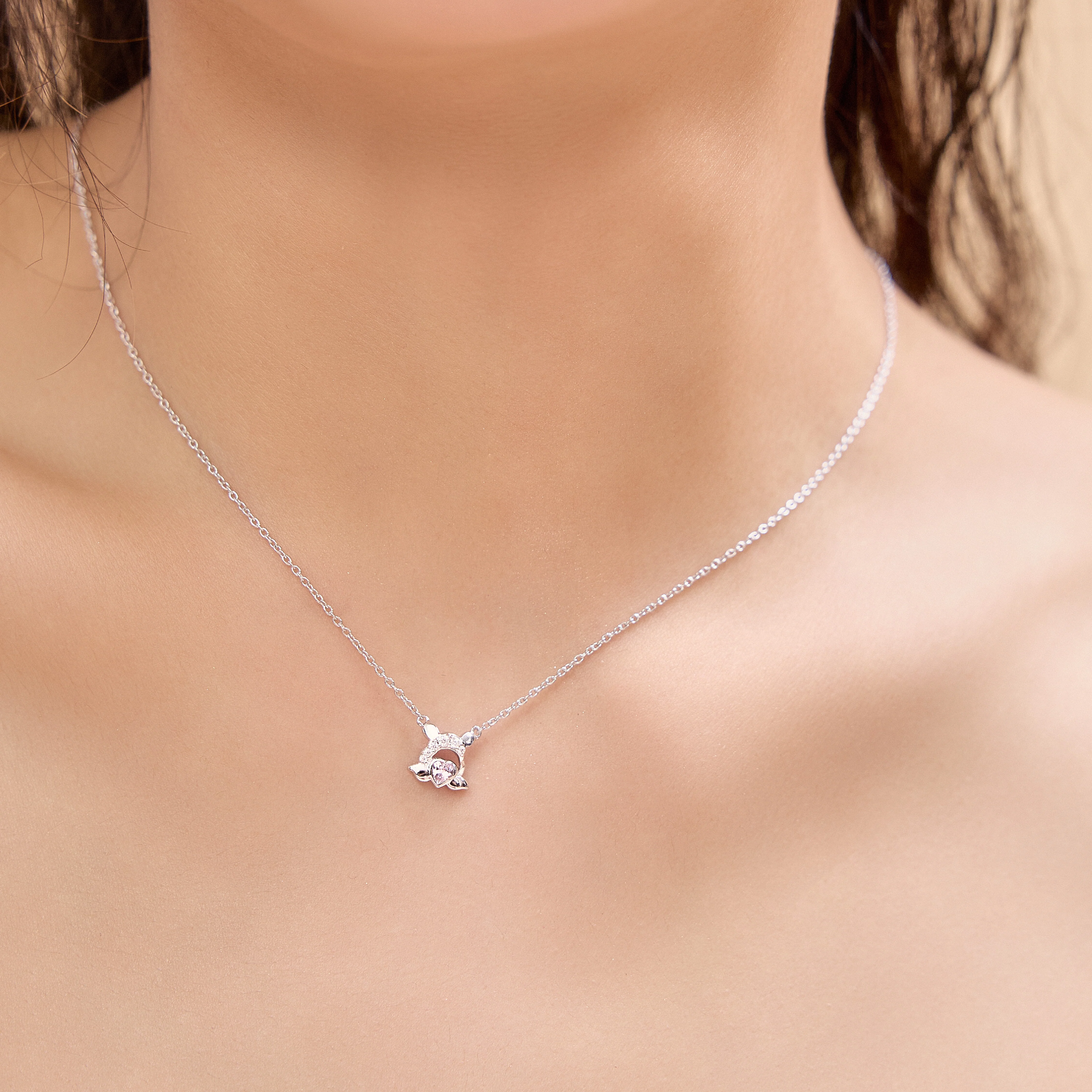 Winnie The Pooh Love Silver Necklace - Image 4