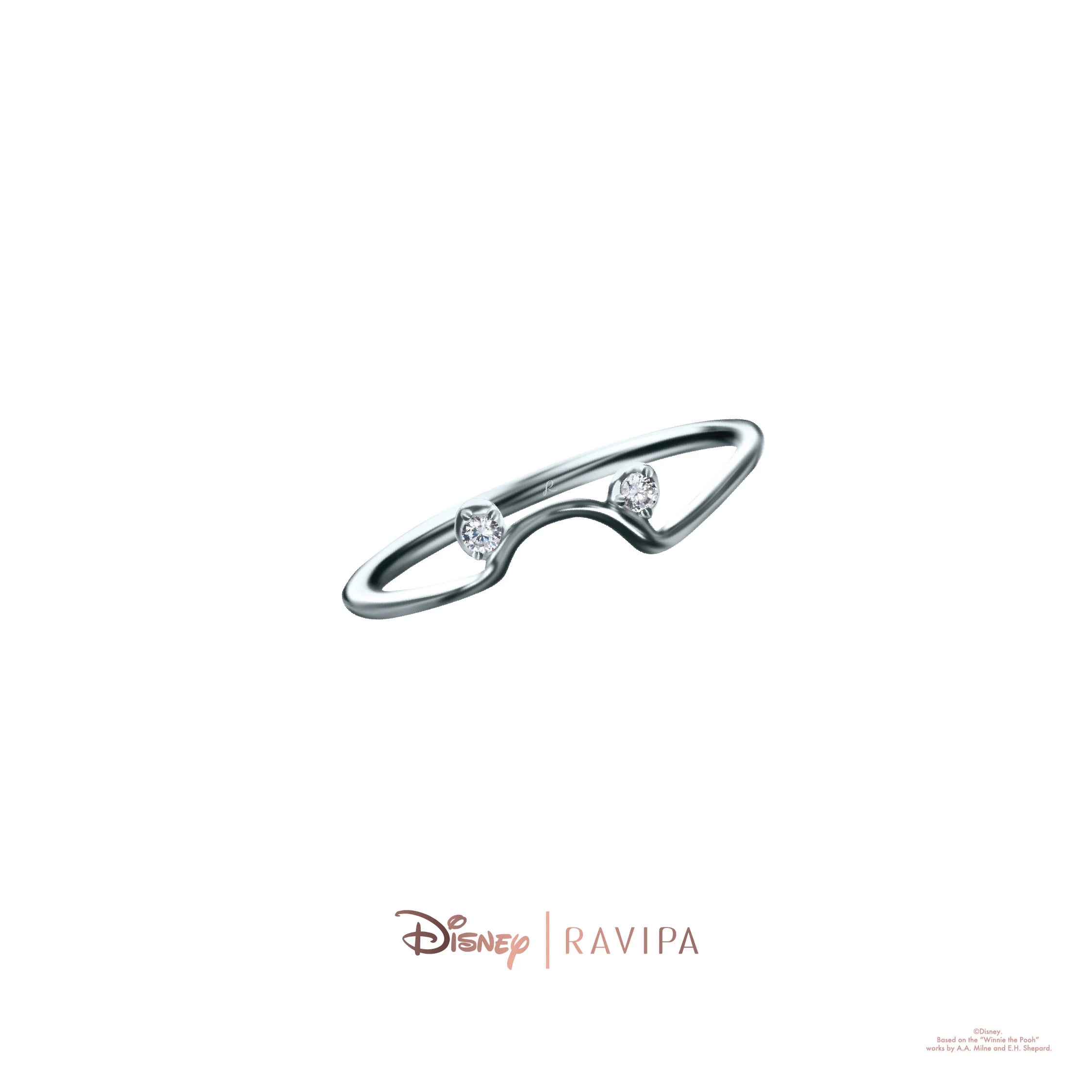 Winnie The Pooh Classic Silver Ring - Image 2