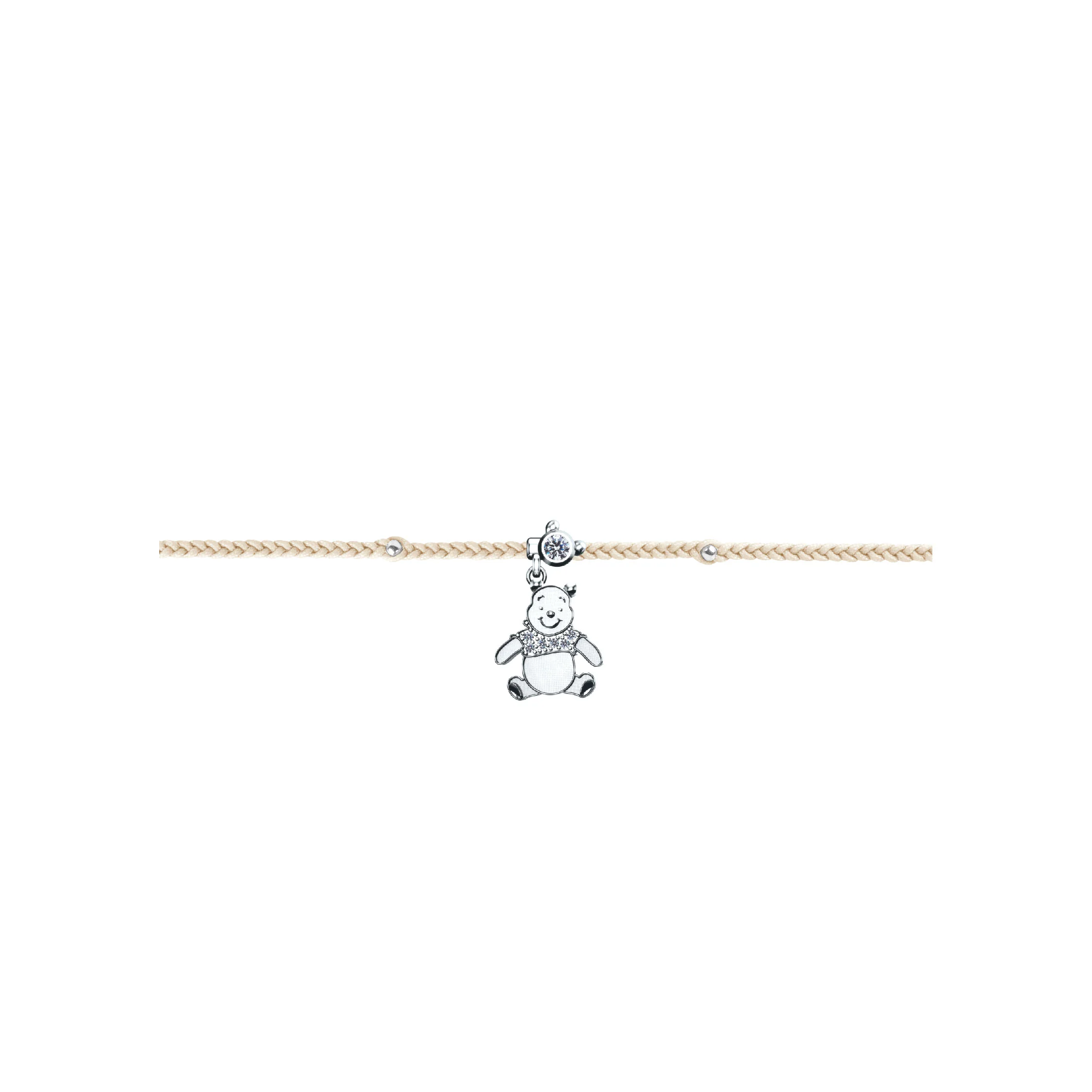 Winnie The Pooh Signature Silver Bracelet