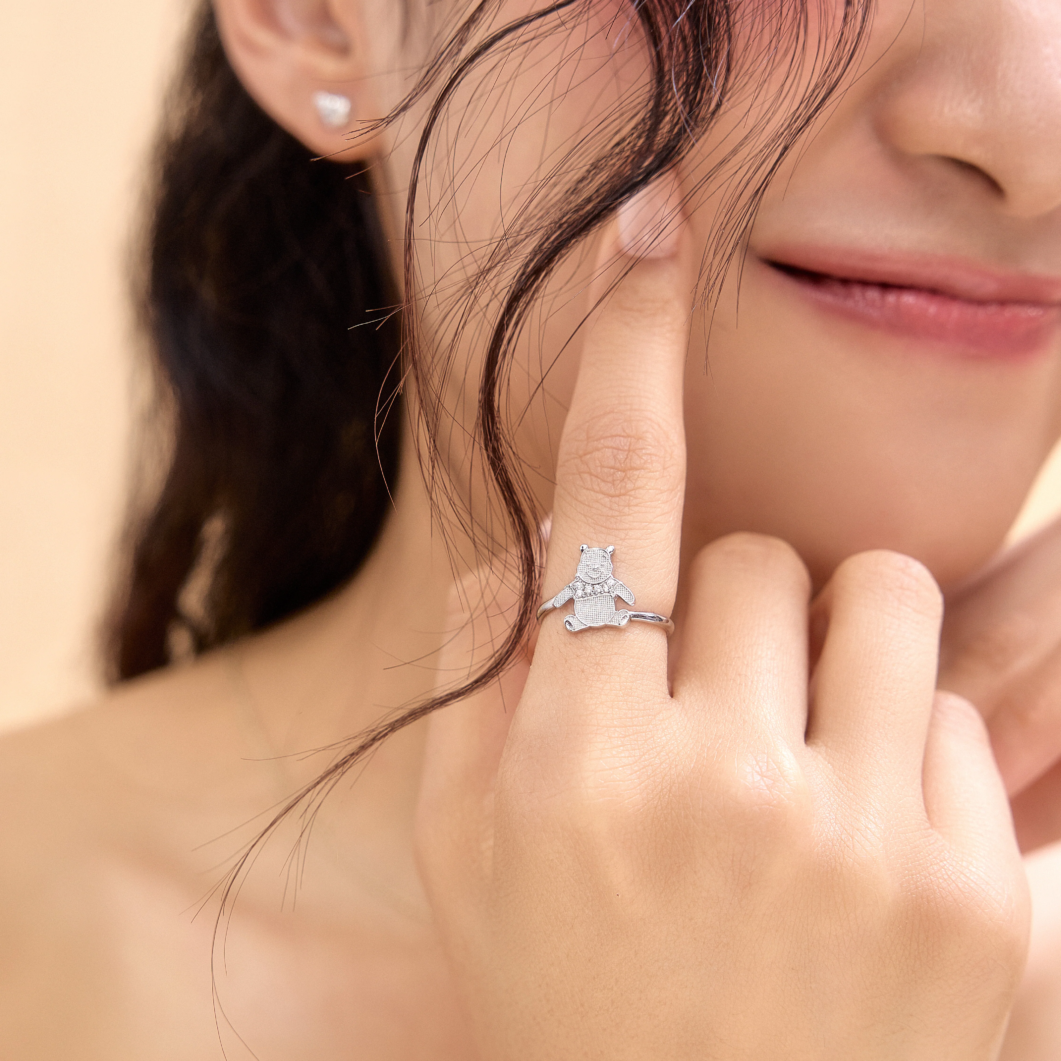 Winnie The Pooh Signature Silver Ring - Image 5