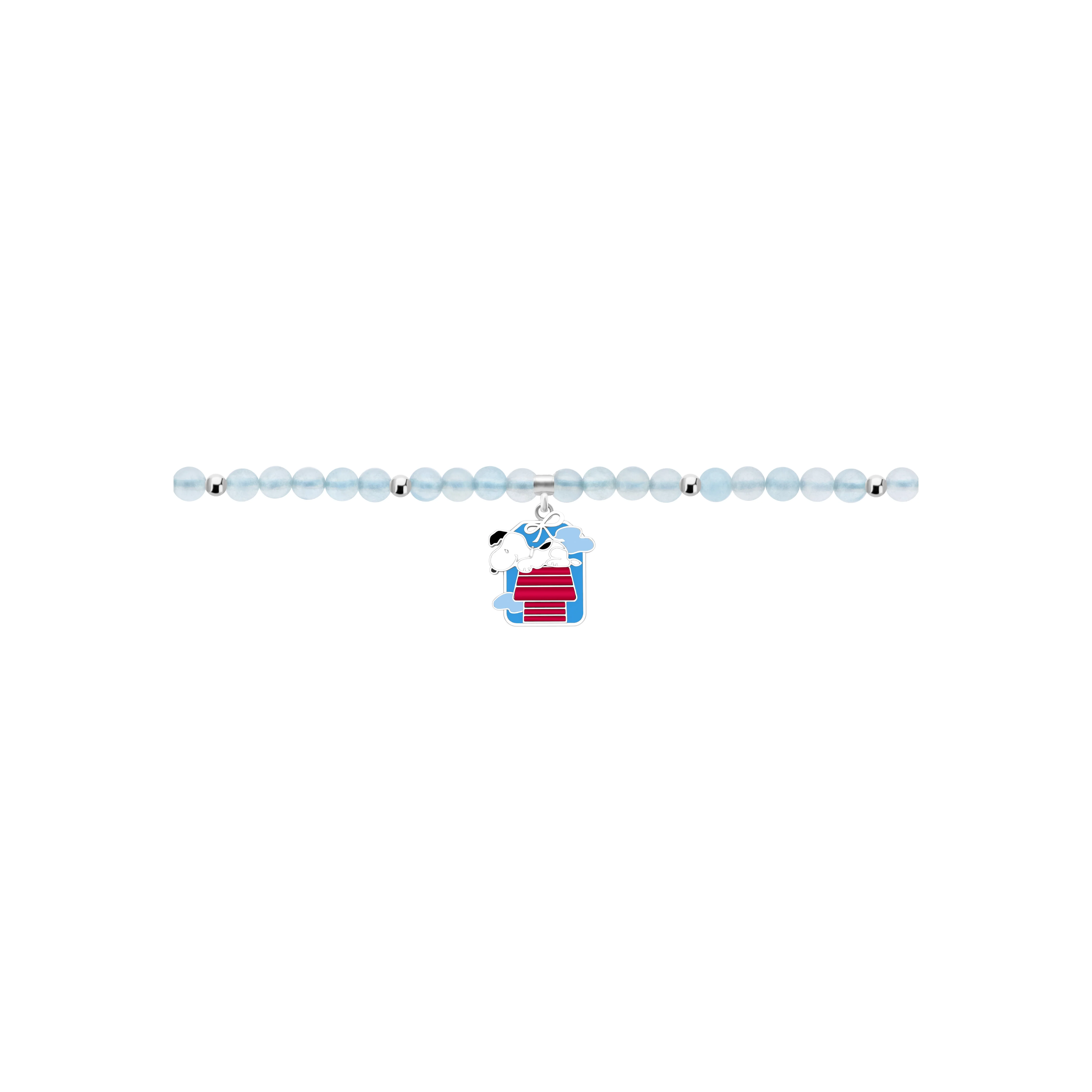 Snoopy House and All-around Aquamarine Bracelet - Image 2