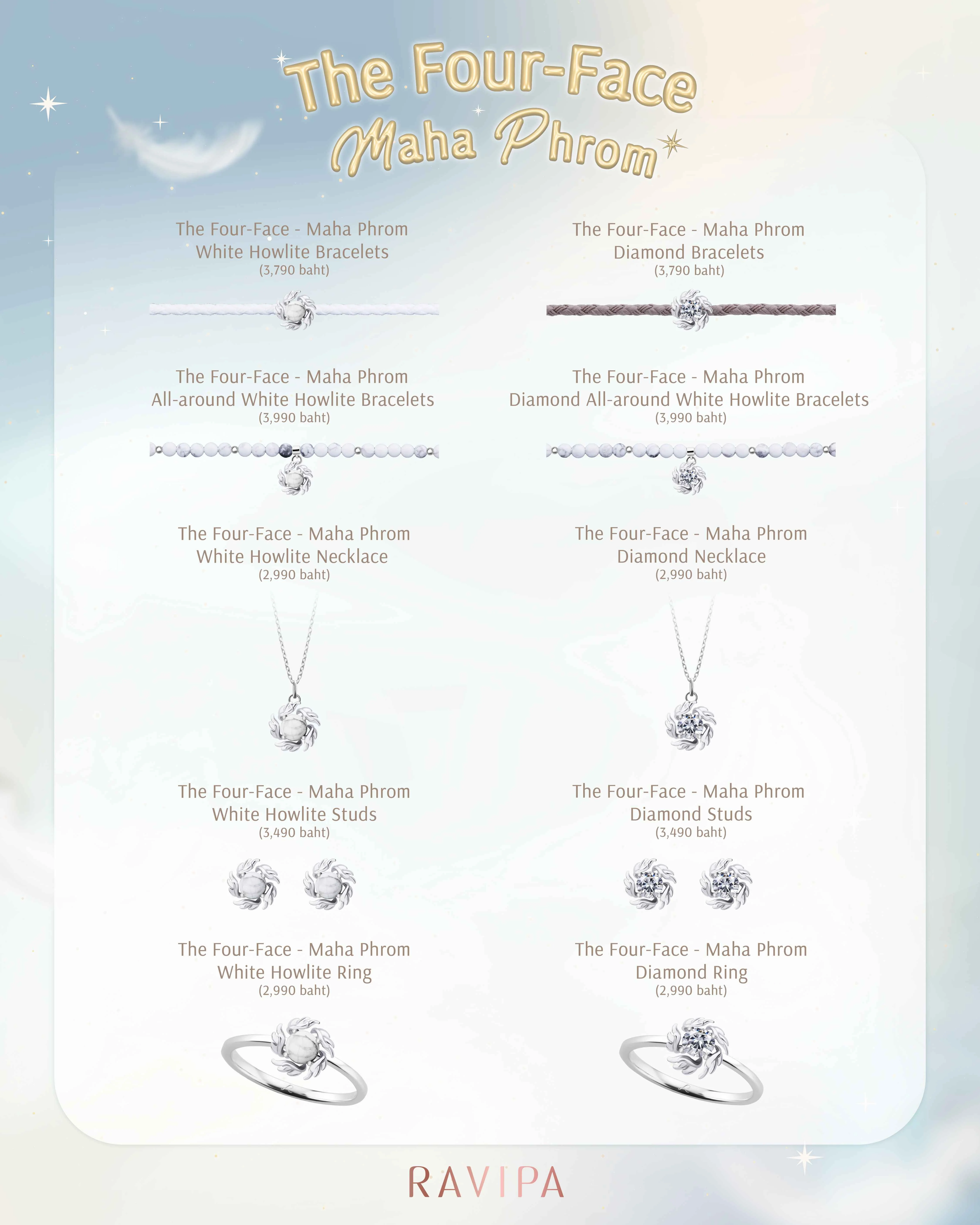 The Four-Face - Maha Phrom Diamond Bracelets - Image 8