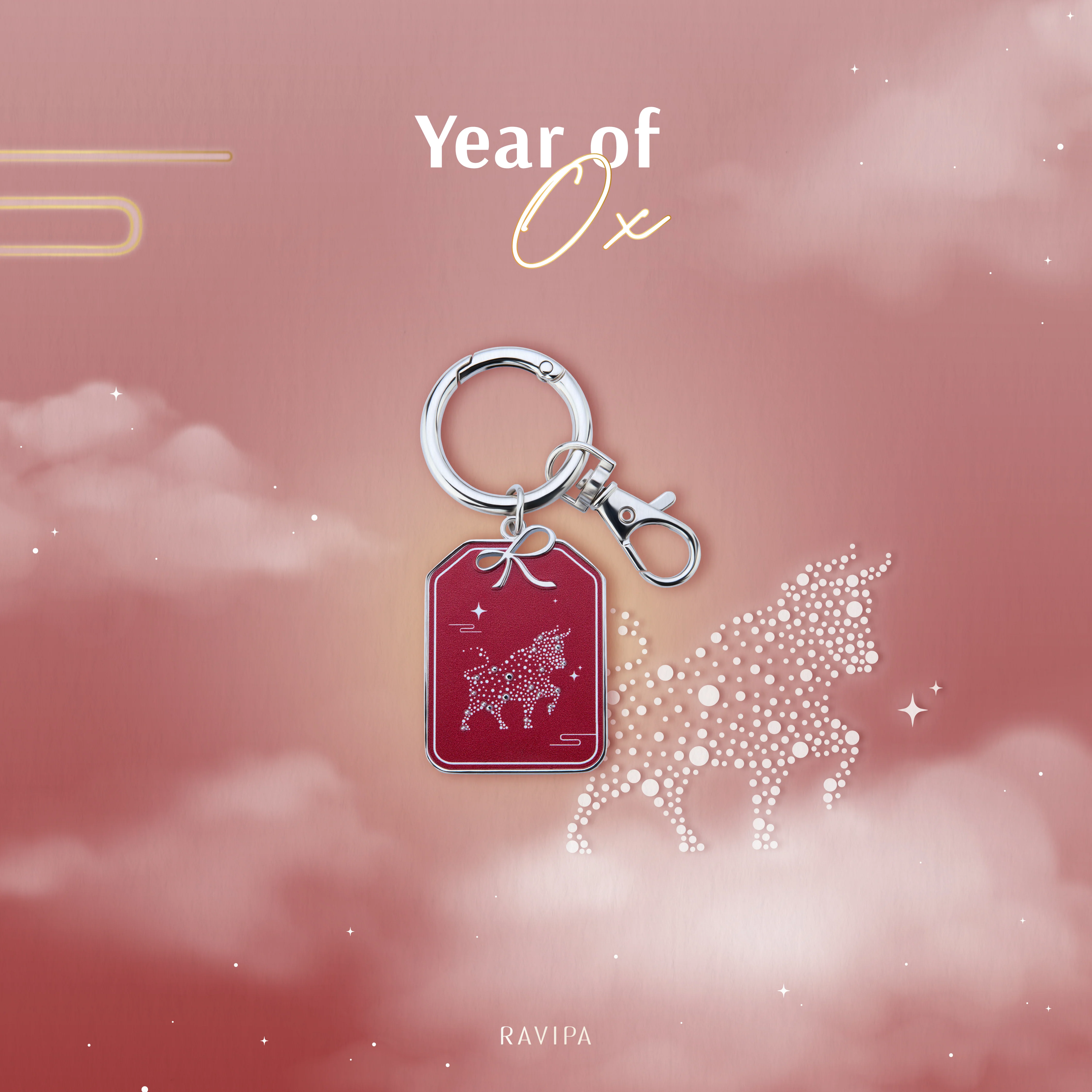 The Year of the Ox Keyring - Image 4