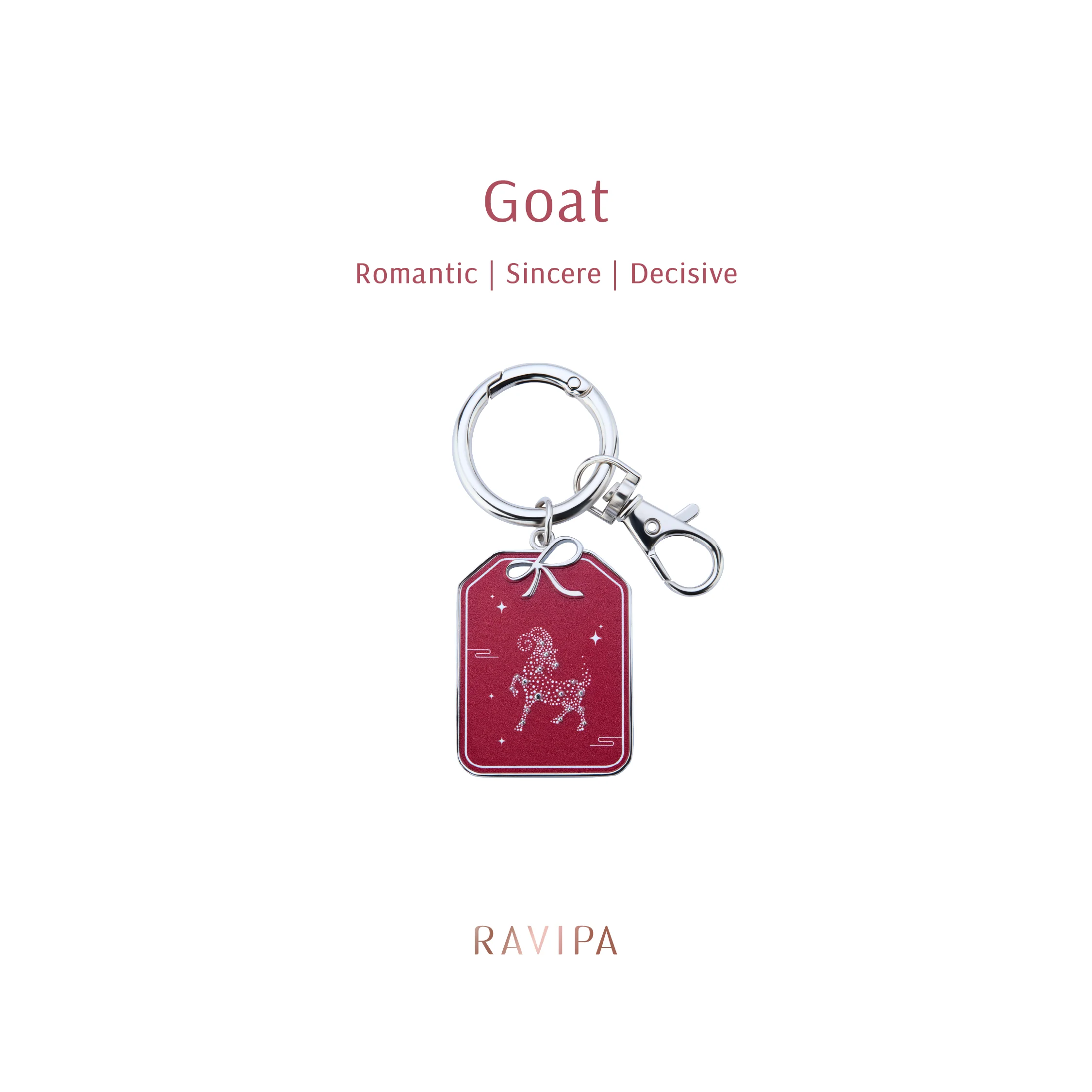 The Year of the Goat Keyring - Image 2