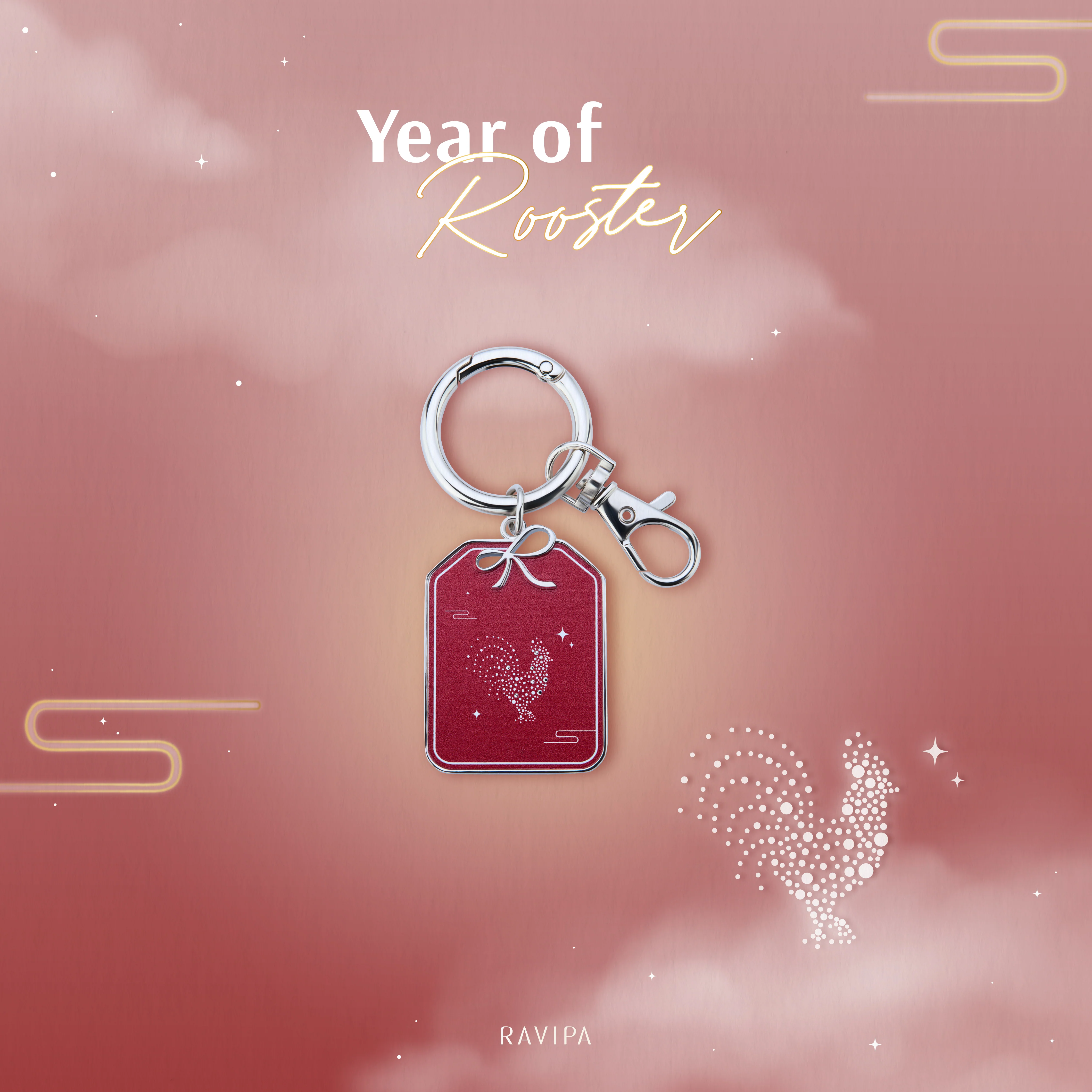 The Year of the Rooster Keyring - Image 4