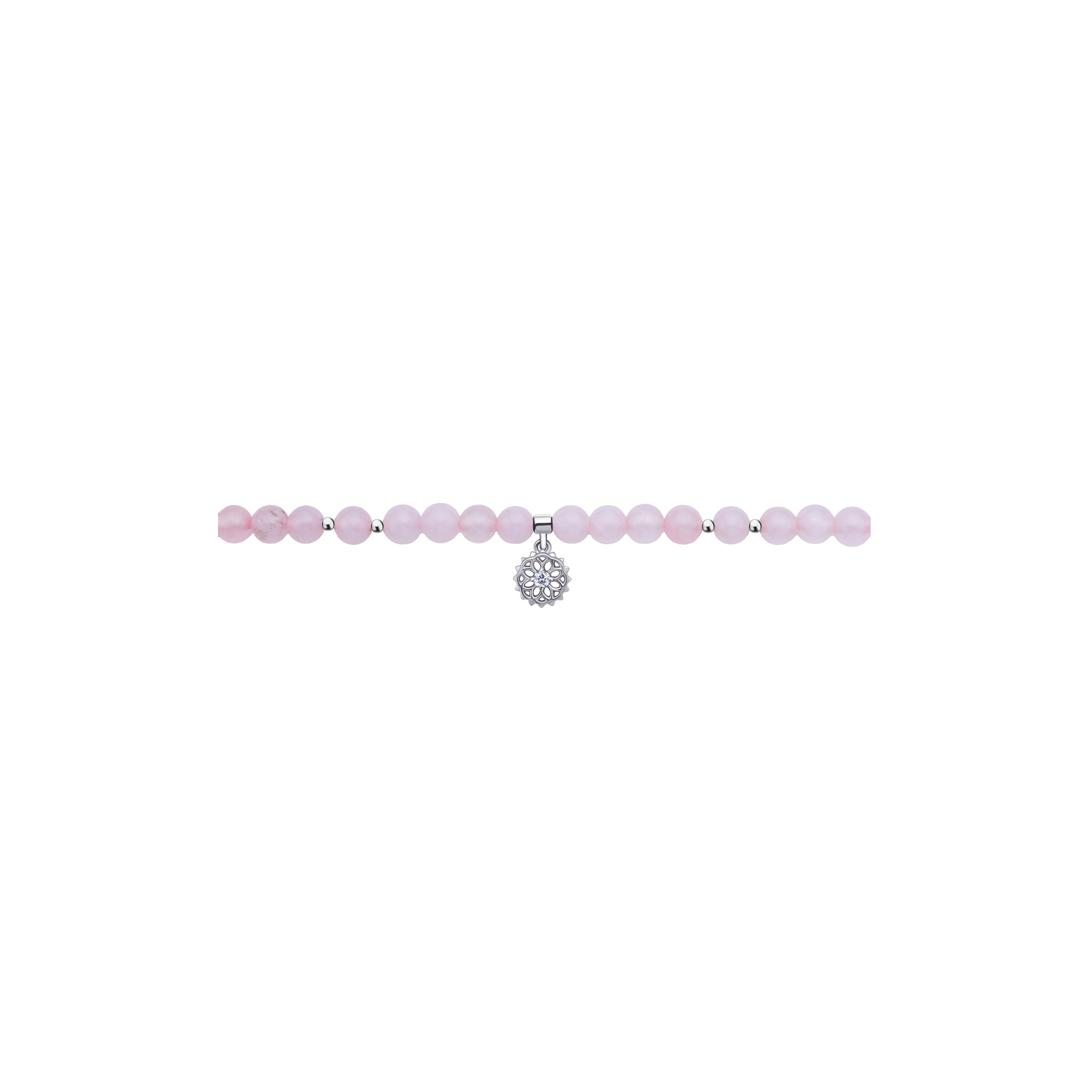 Trimurti Rose Quartz All-around Bracelet - Image 5