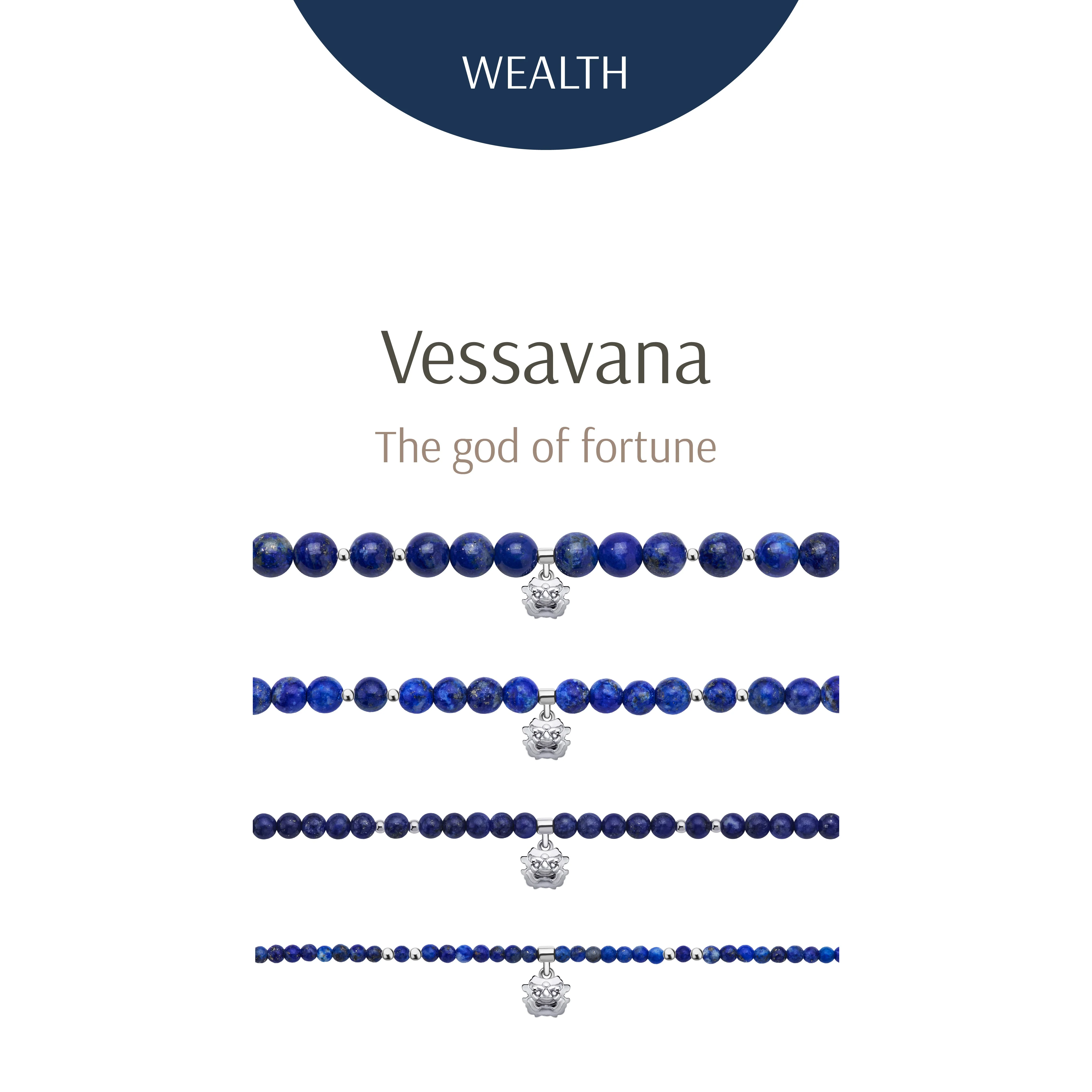 Vessavana Lapis Lazuli All-around Bracelet - Image 2