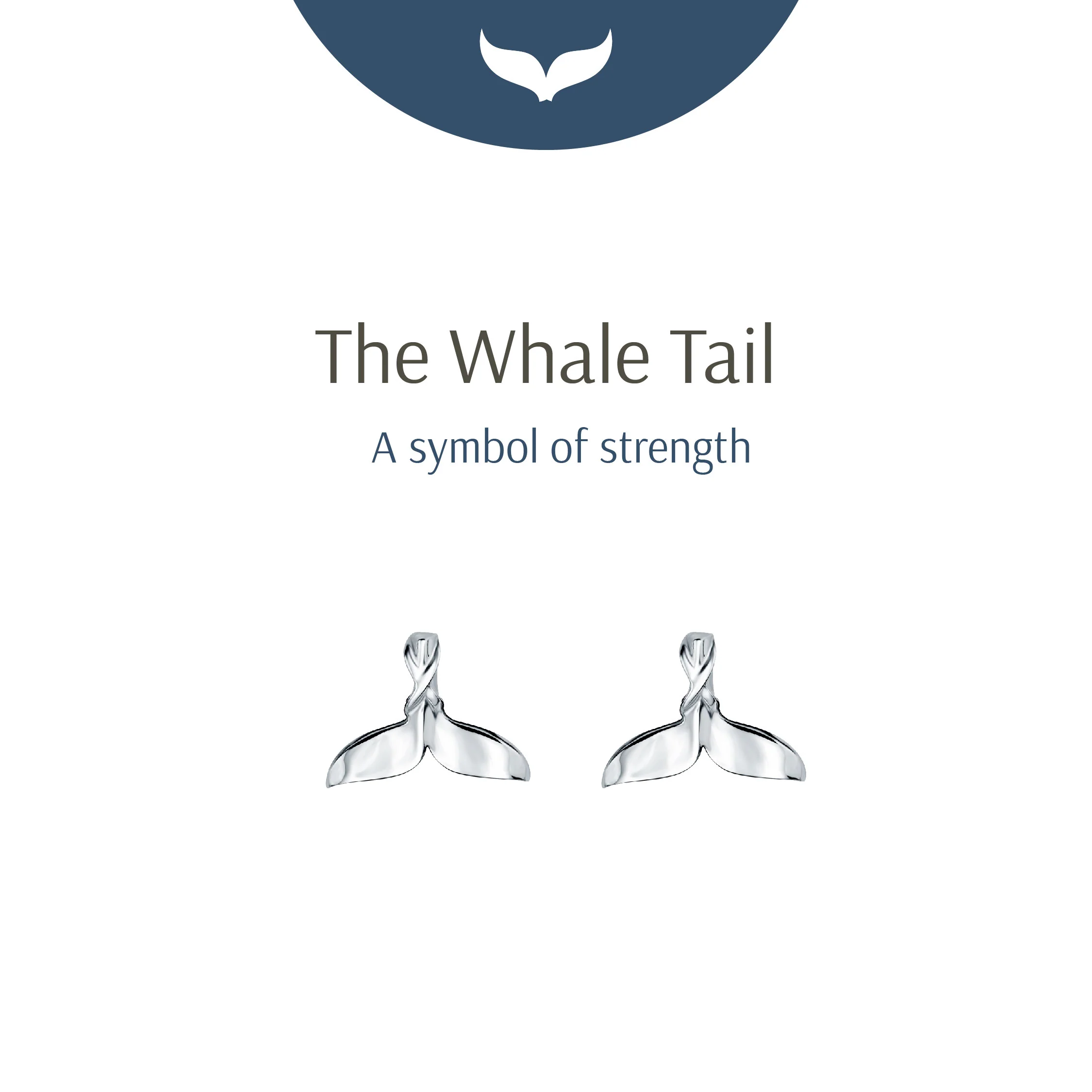 Whale Tail Studs - Image 2